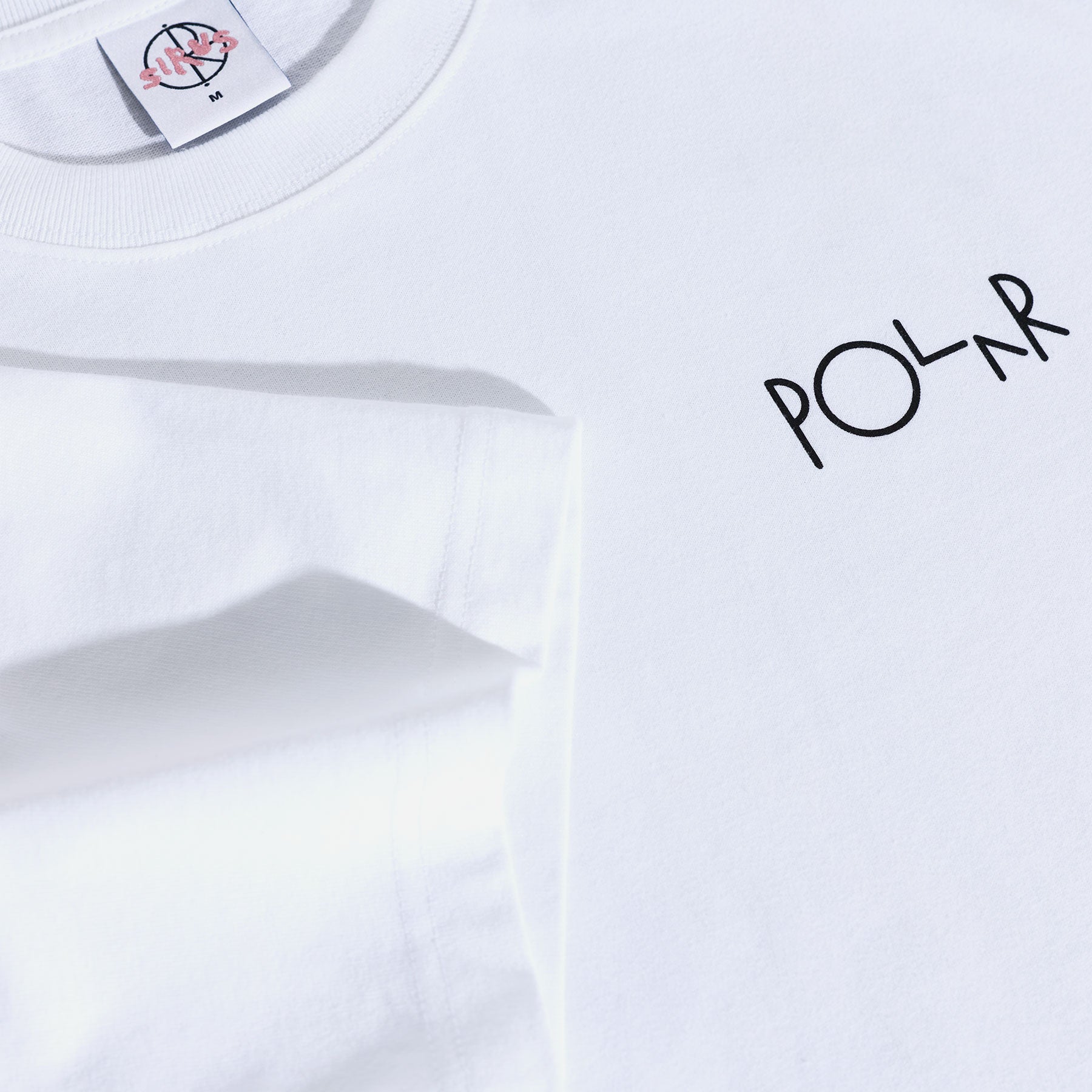 Polar Skate Co. - Searching For Peace Fill Logo Tee - White
