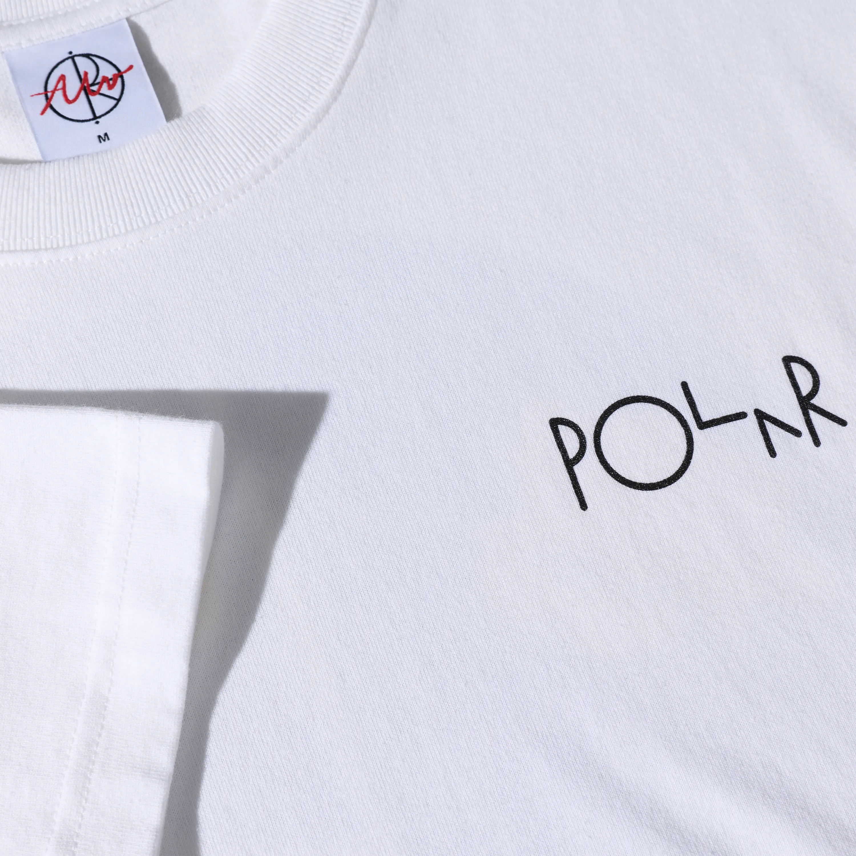 T-shirt Polar Skate Co. - Fill Logo Tee Märtas Roses White