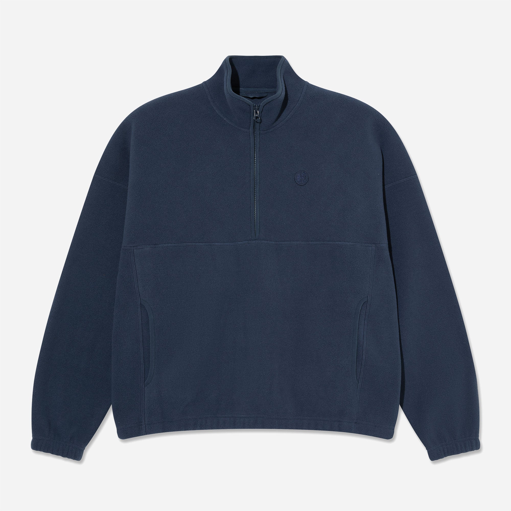 Polar - Ivan Half Zip Sweatshirt - Grey Blue