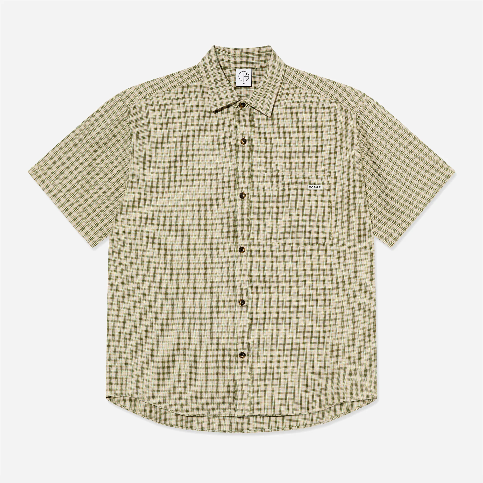 Chemise Polar Skate Co. - Mitchell Shirt Beige / Green