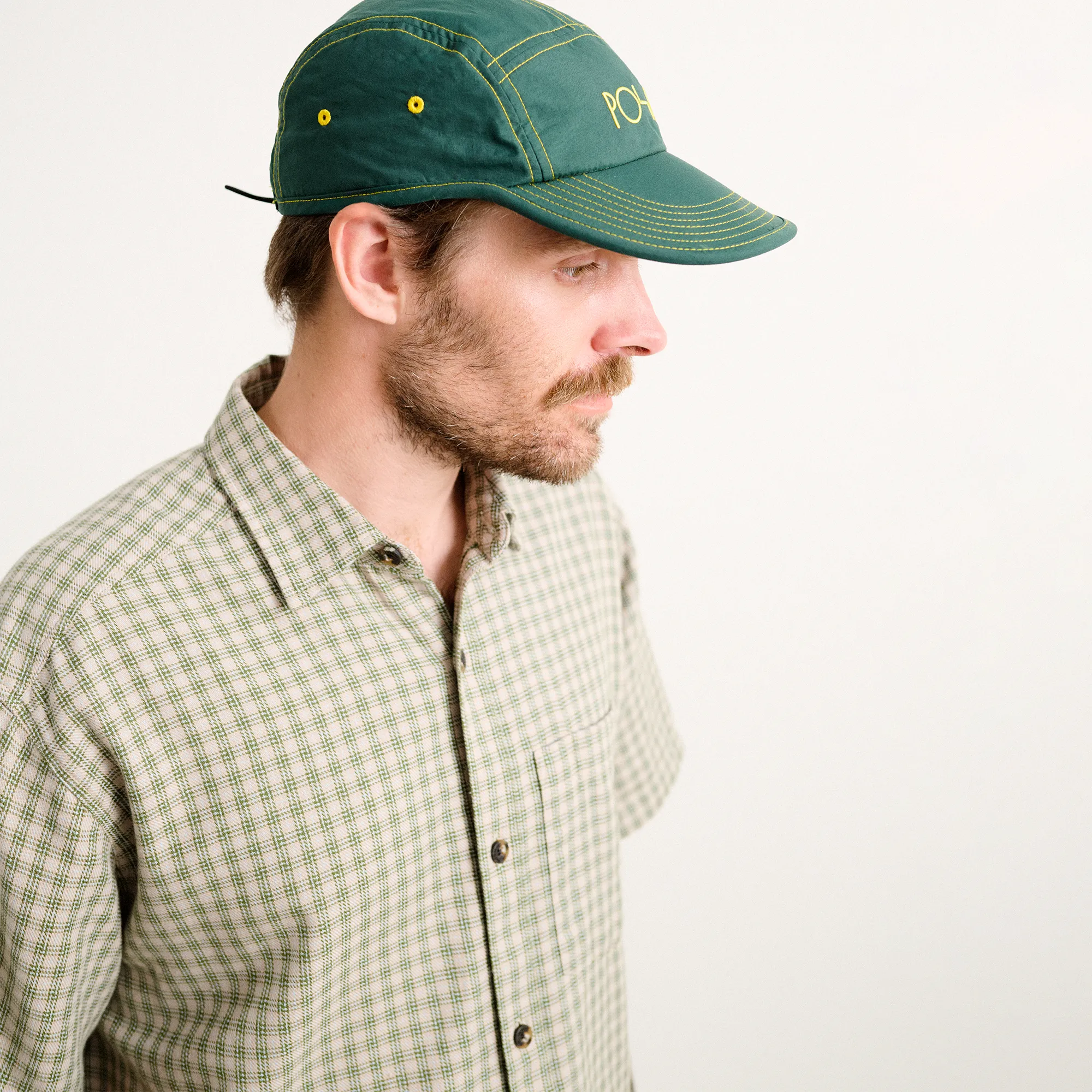 Chemise Polar Skate Co. - Mitchell Shirt Beige / Green