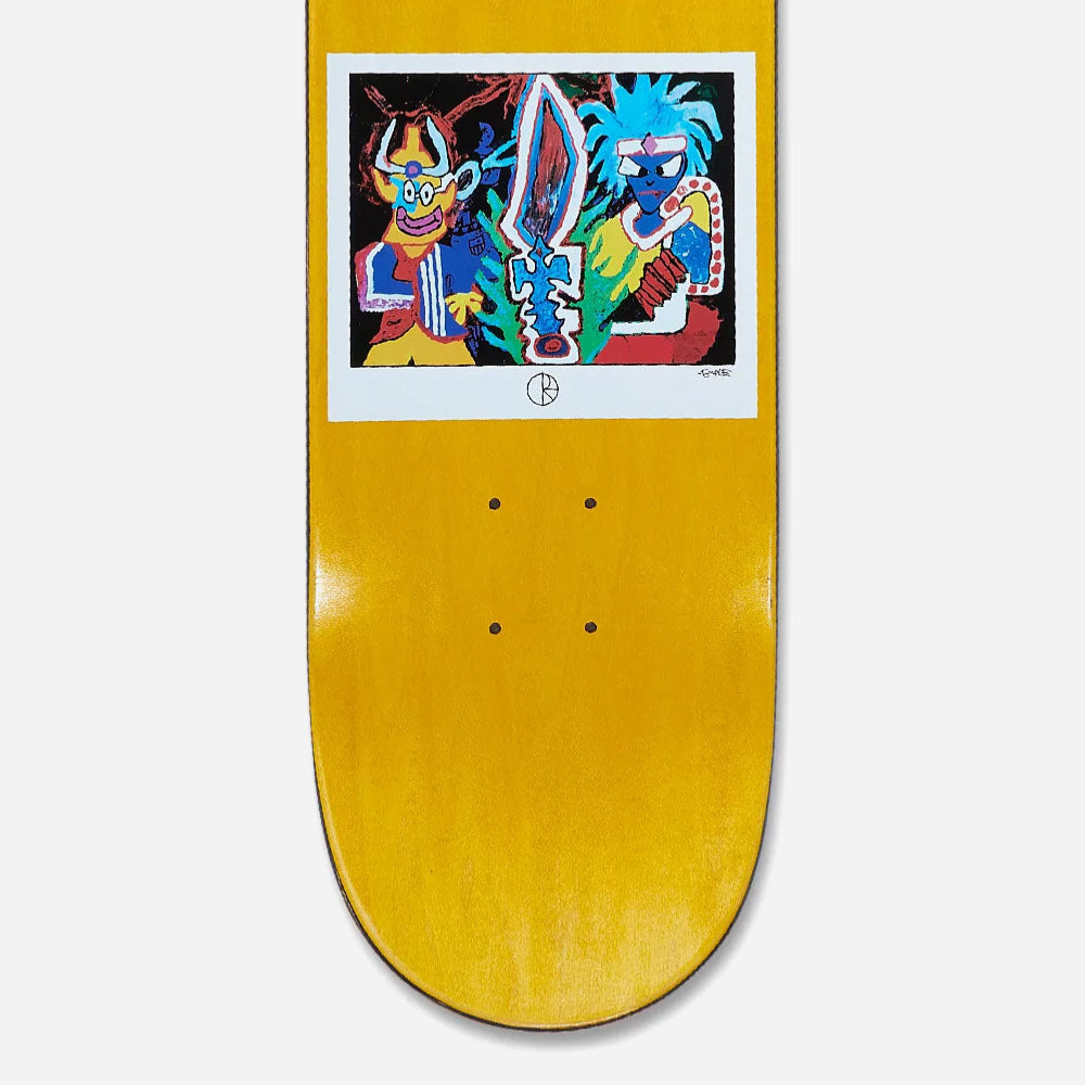 POLAR SKATE Co. - OSCAR ROZENBERG TRIBAL CHIEF DECK - Blue