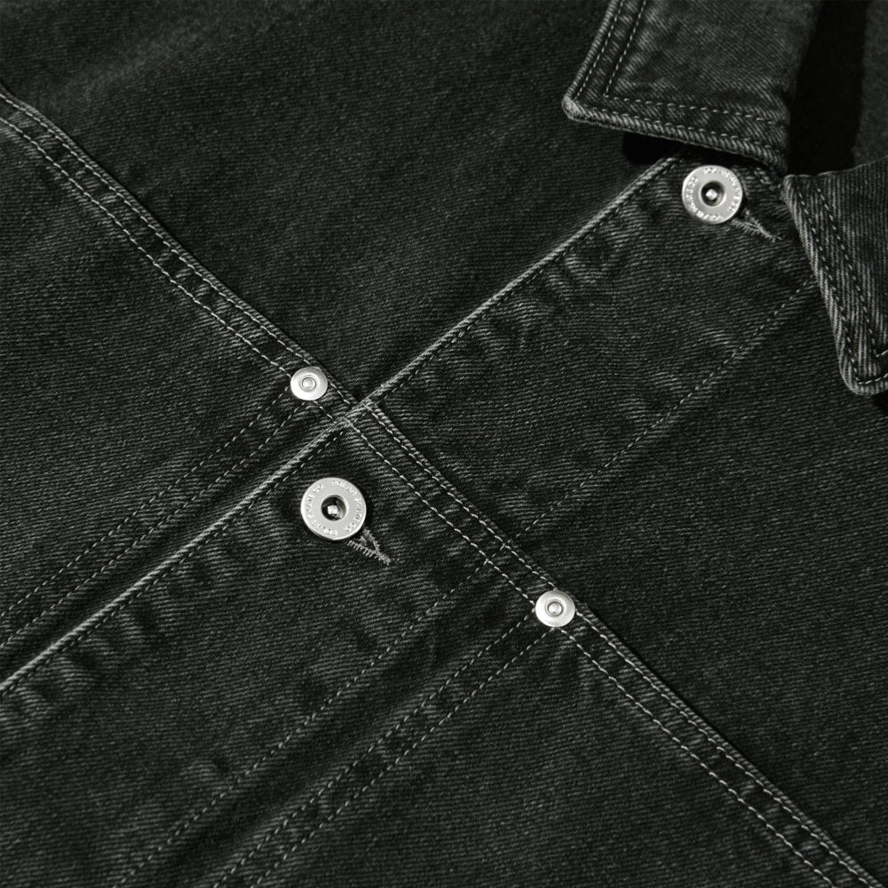 POLAR SKATE Co. - PATRIK JACKET DENIM - Silver Black