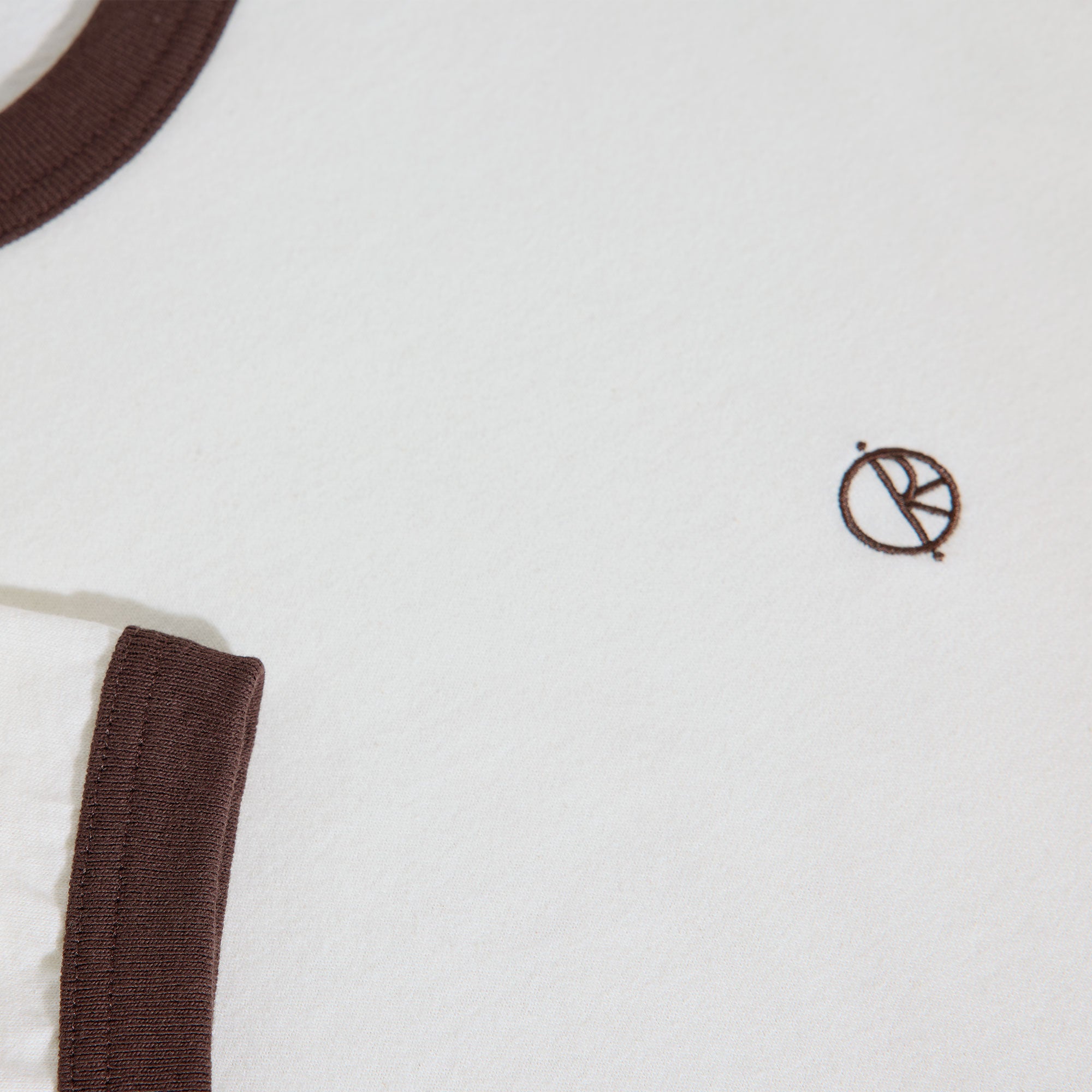 Polar - Ringer Tee - Ivory / Chocolate