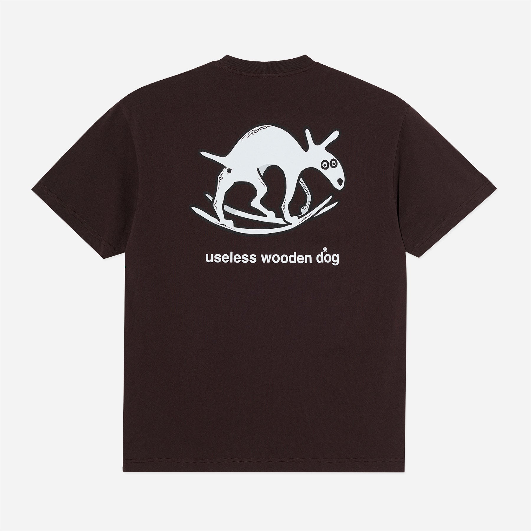 Polar Skate Co. - Useless Wooden Dog Tee - Chocolate