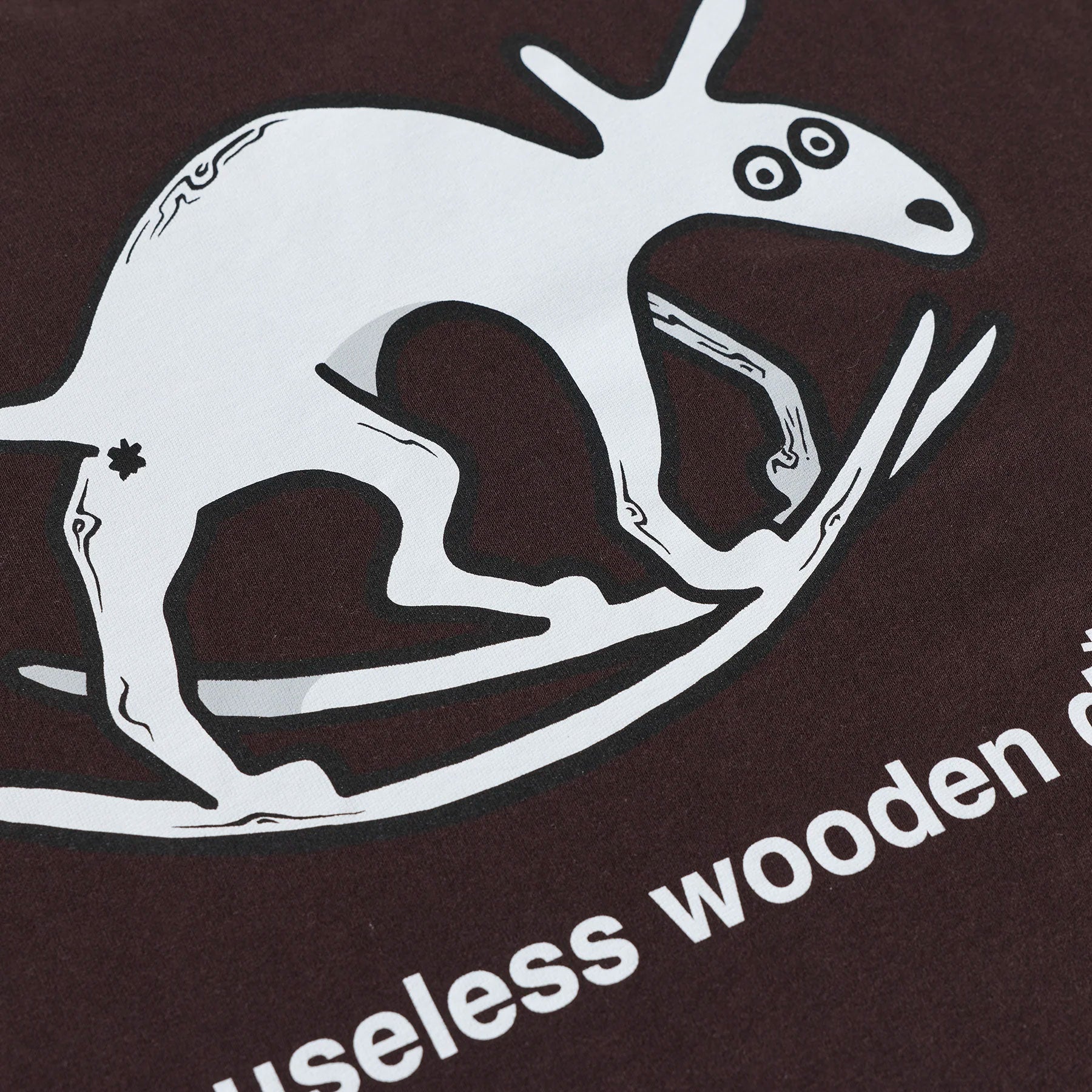 Polar Skate Co. - Useless Wooden Dog Tee - Chocolate