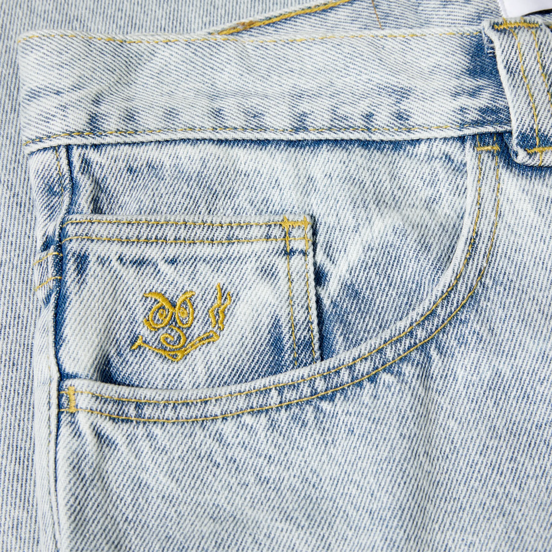 Polar Skate Co. - 92'S Denim Pant - Light Blue