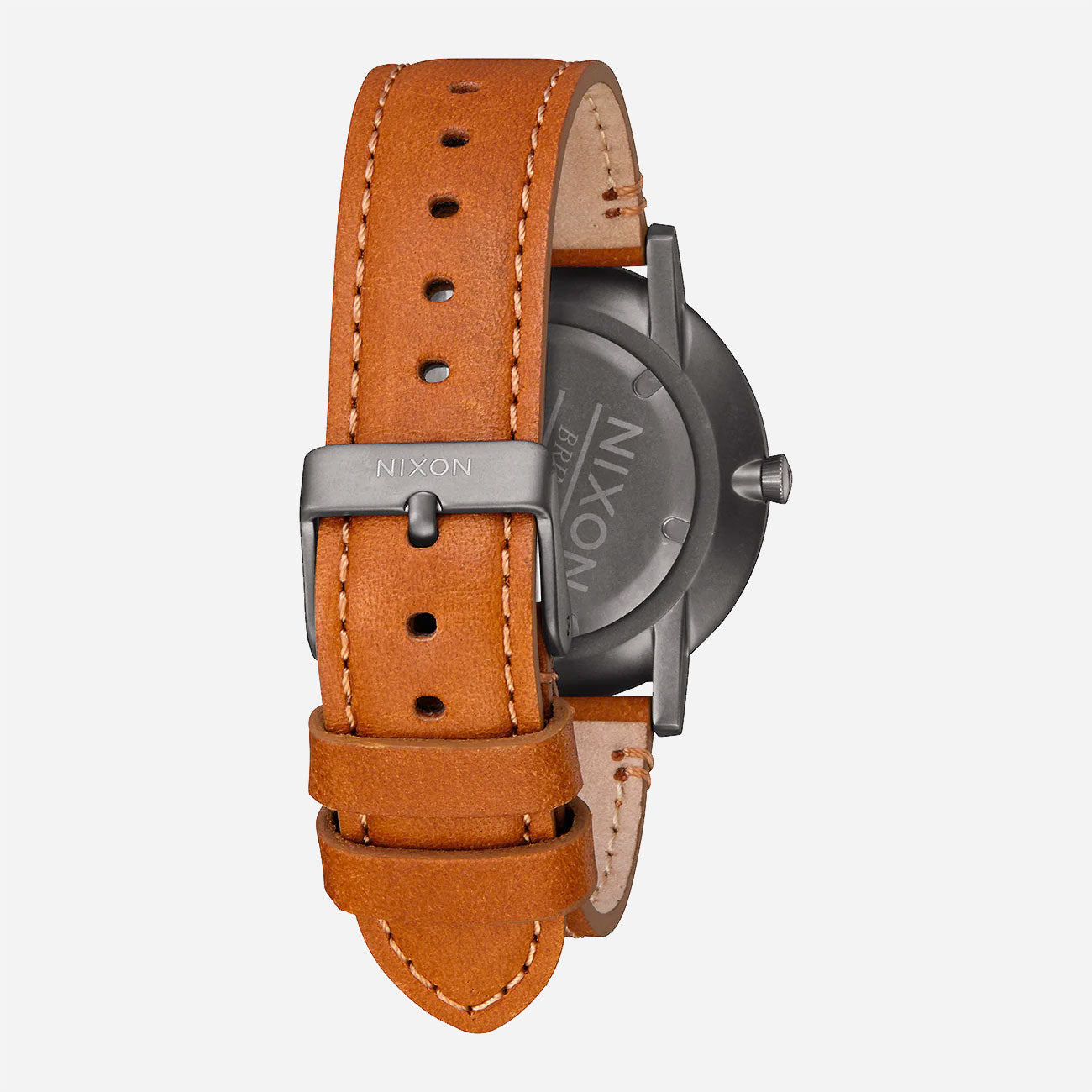 NIXON - PORTER LEATHER - Gunmetal - Charcoal - Taupe