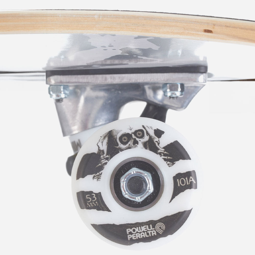 Powell Peralta - Winged Ripper Complete Skateboard - Silver