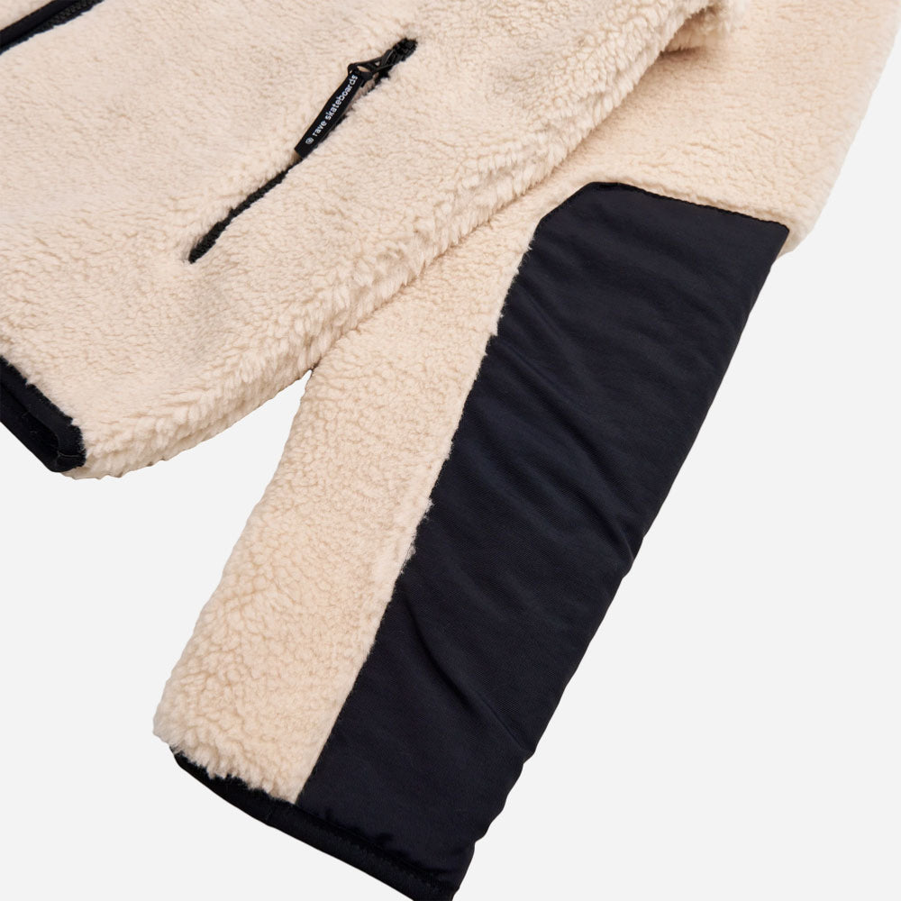 RAVE SKATEBOARDS - FB SHERPA FLEECE JACKET - Sand