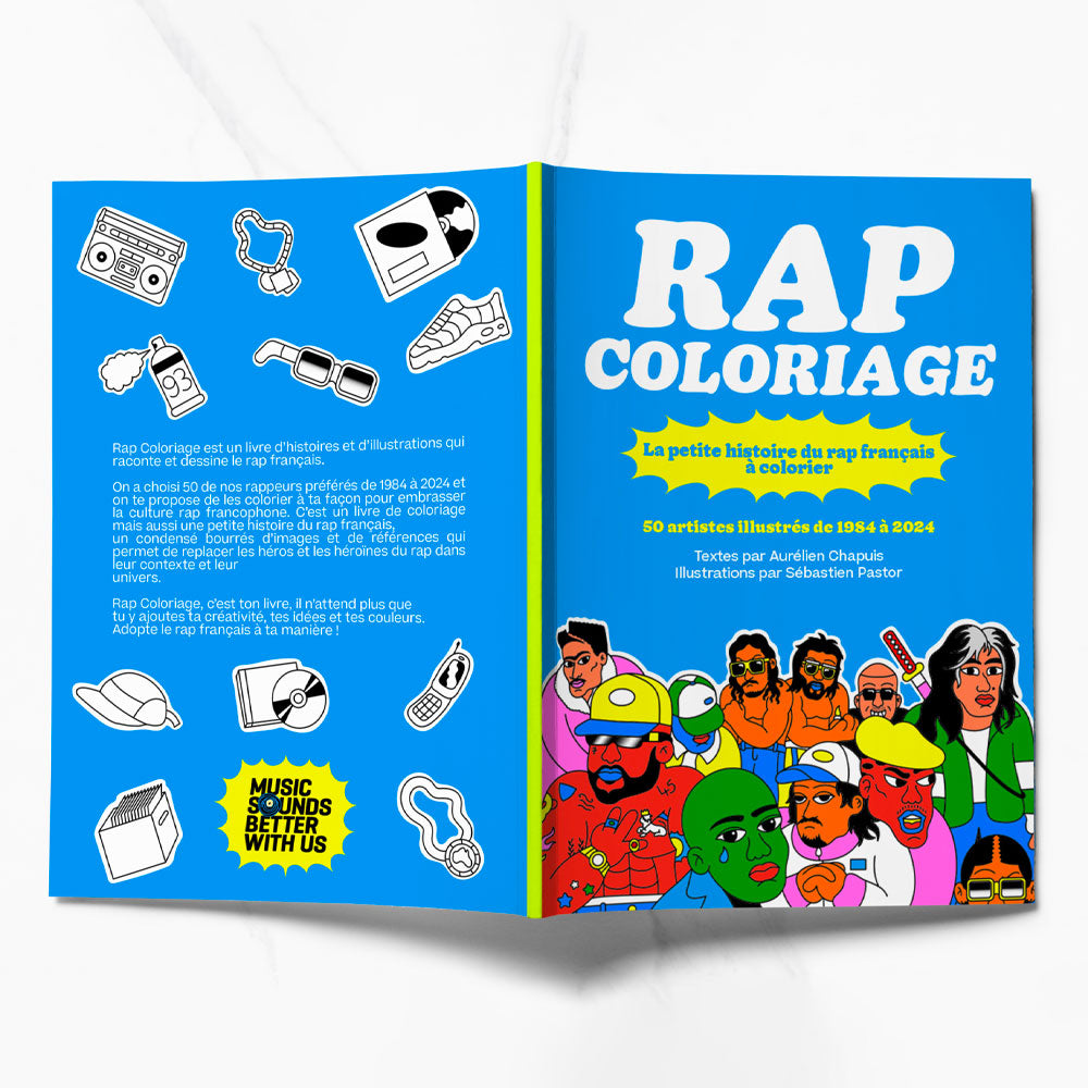 Music Soinds Better With Us - Rap Coloriage