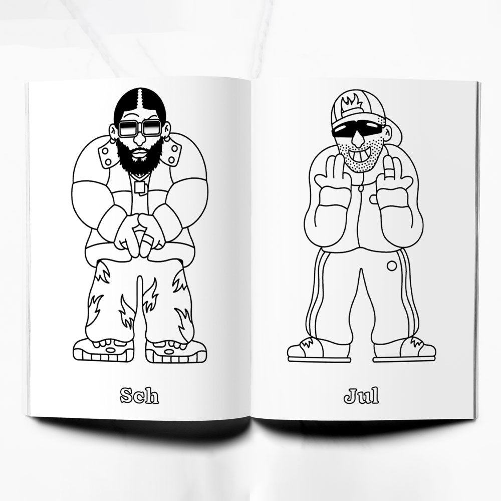 Music Soinds Better With Us - Rap Coloriage