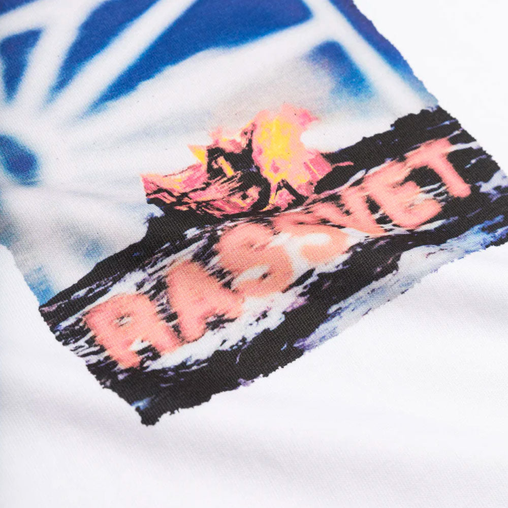 RASSVET - ON FIRE KNIT T-SHIRT - White