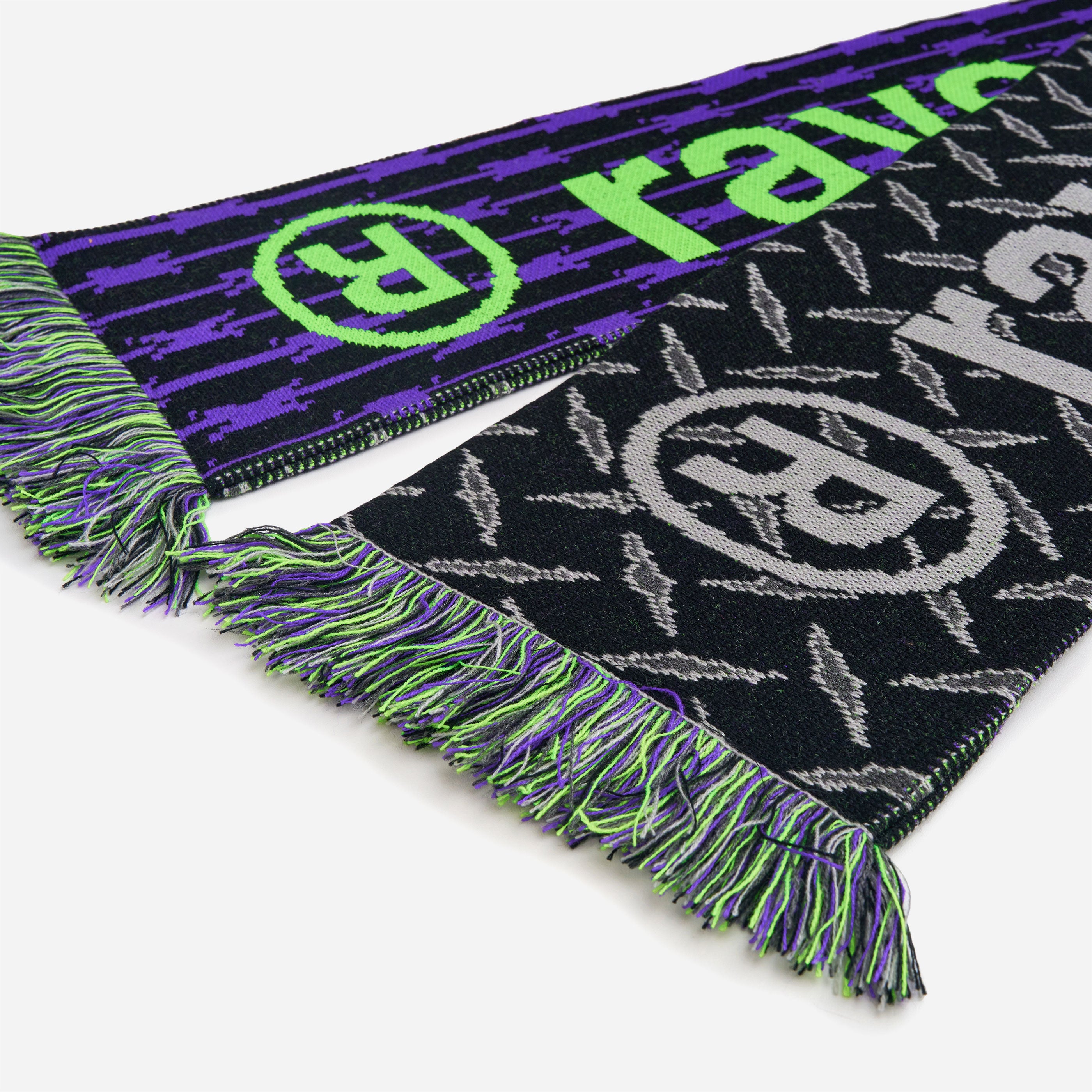 Rave Skateboards - Boyd Denim Scarf Multi - Black Gray