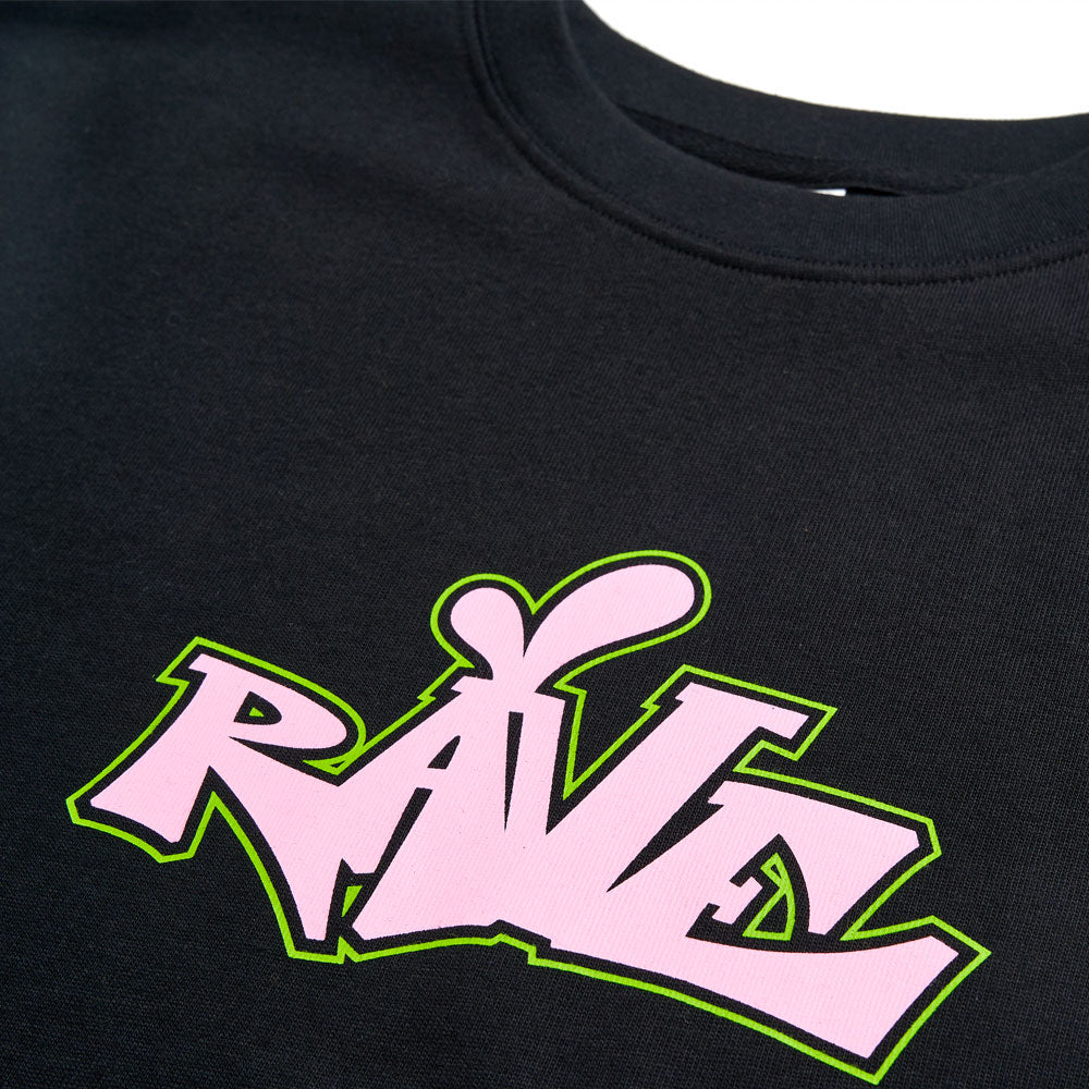 Rave skateboards - dekciw tee - black