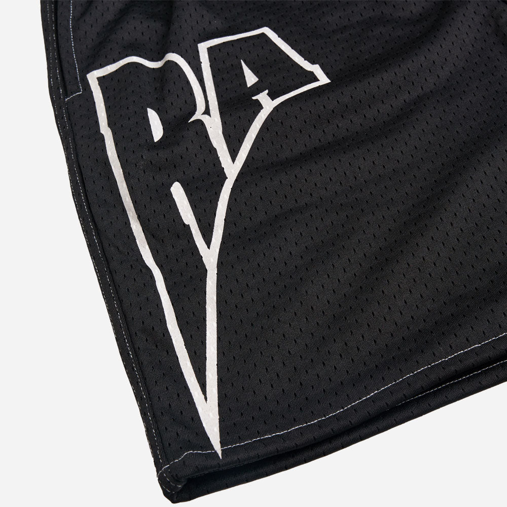 RAVE SKATEBOARDS - FACULTY MESH SHORT - Black