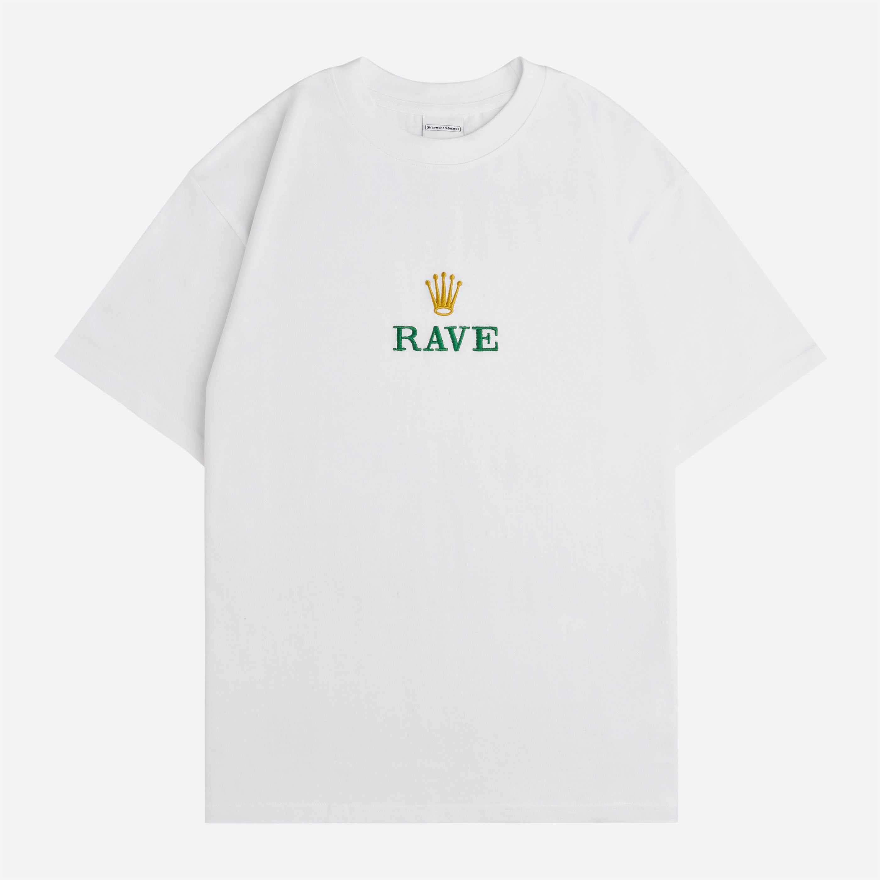 RAVE SKATEBOARDS - GMT TEE - White