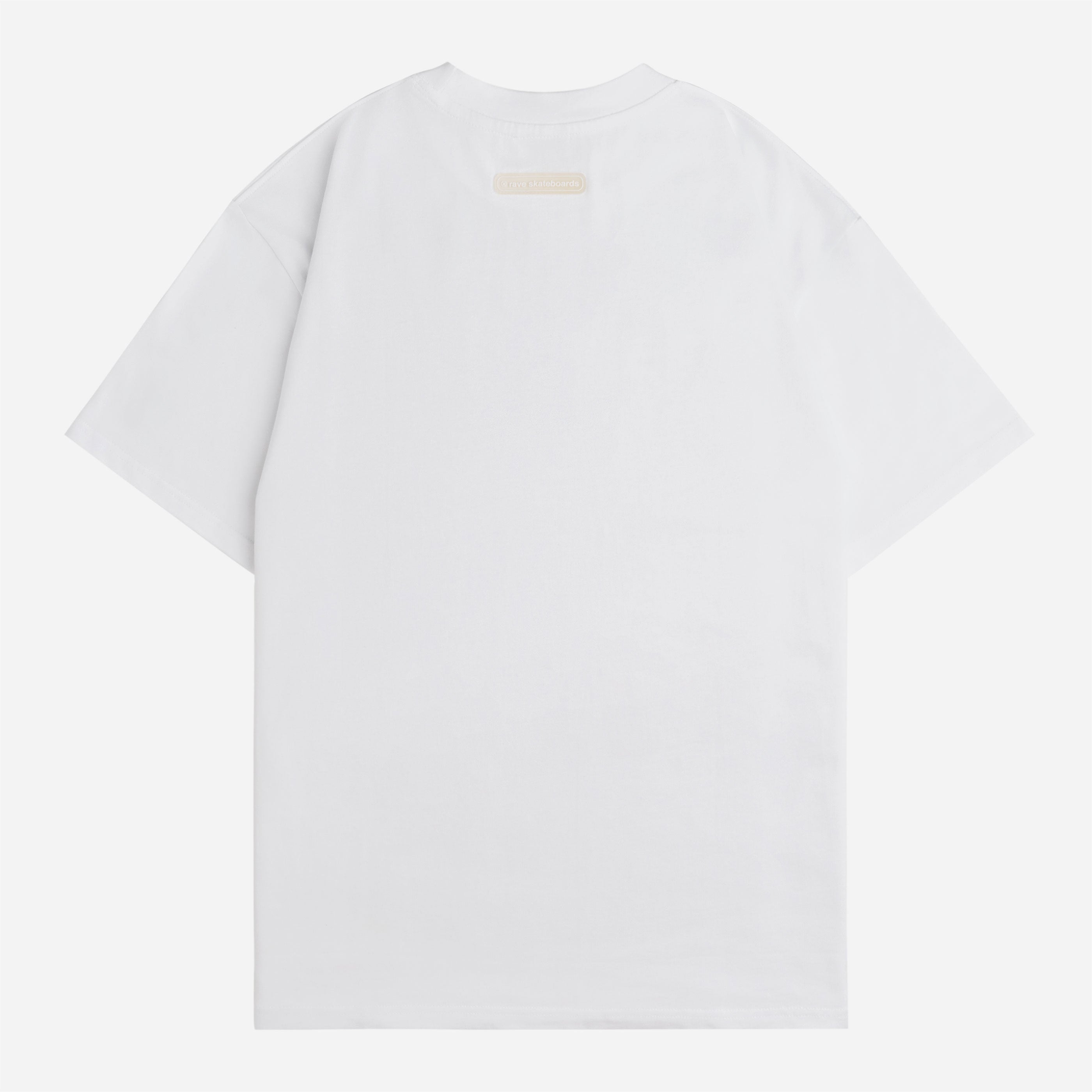 RAVE SKATEBOARDS - GMT TEE - White