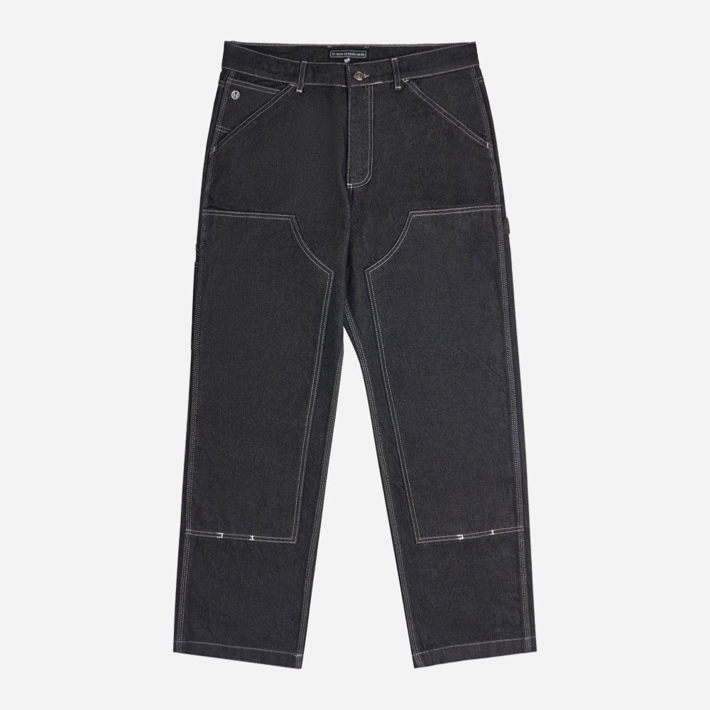 RAVE SKATEBOARDS - JOHN CARPENTER PANT- Black Sun Washed