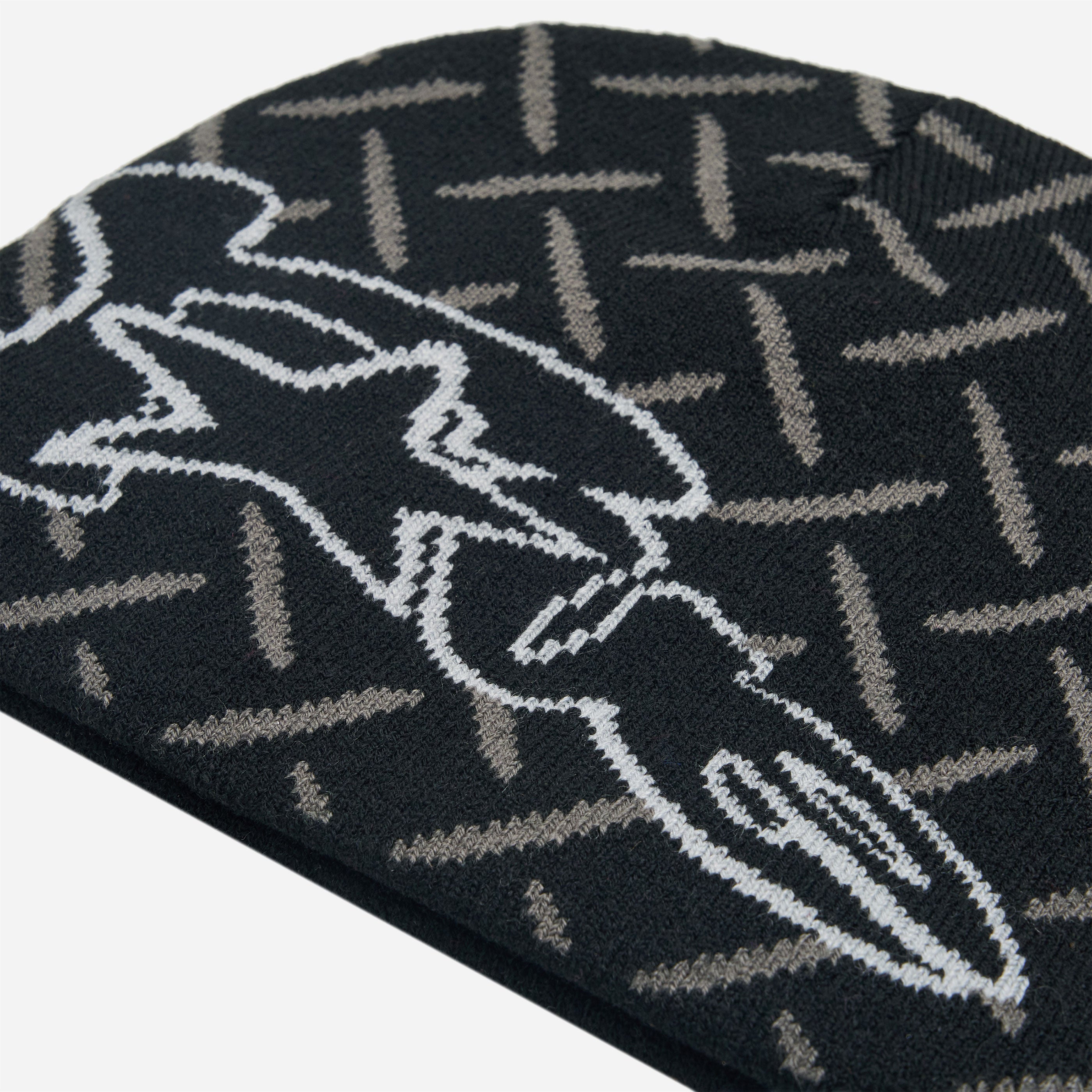 Rave Skateboards - Needy Beanie- Black / Gray