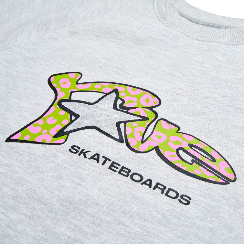 RAVE SKATEBOARDS - NEEDY CREWNECK - Ash
