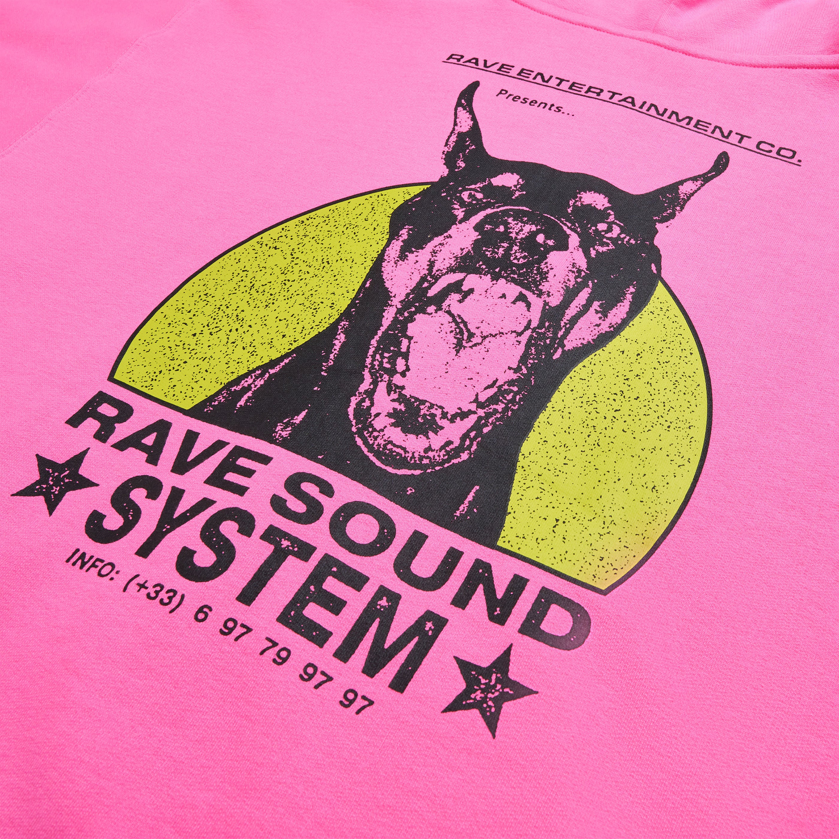RAVE SKATEBOARDS - RSS ZIP HOODIE - Hot Pink