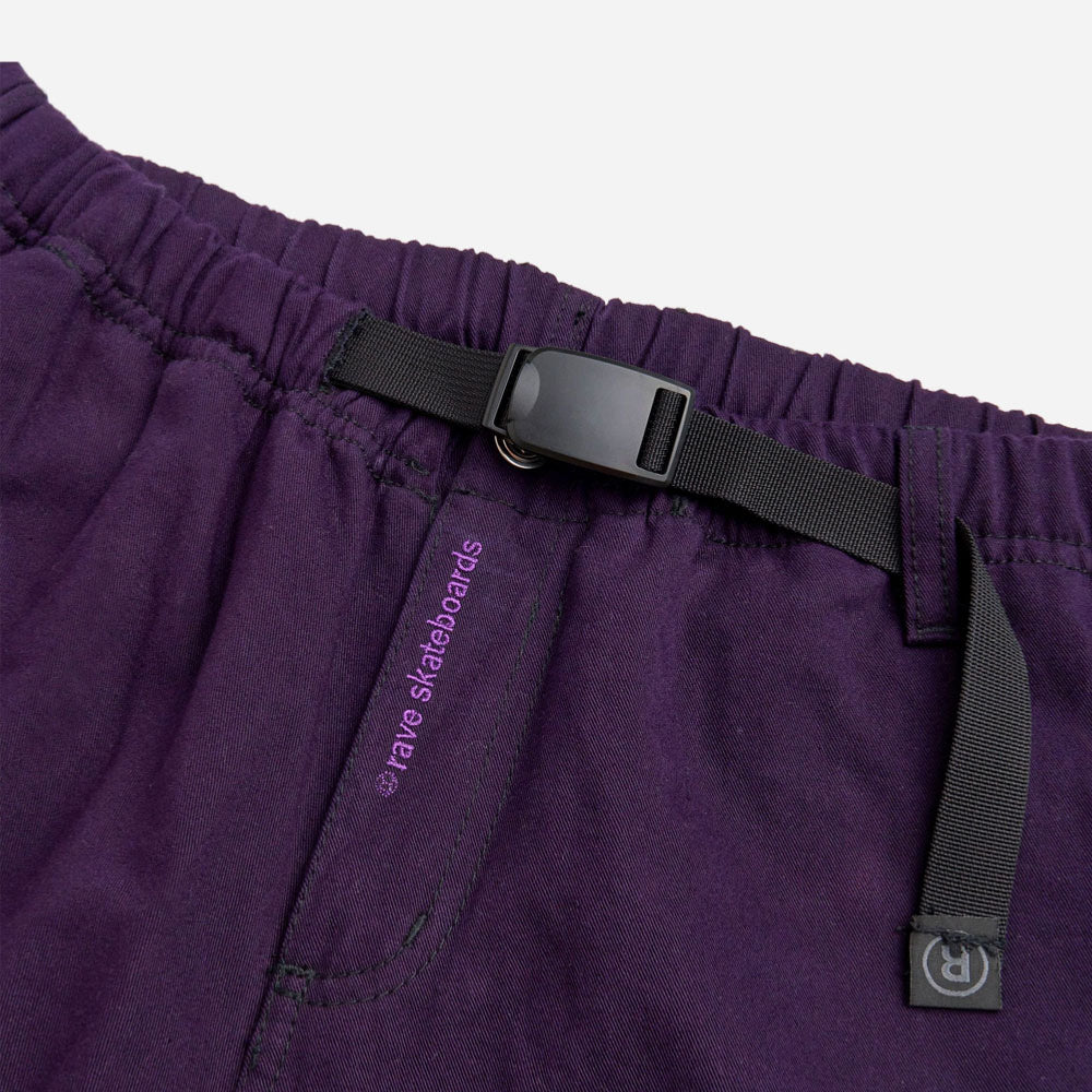 Rave skateboards - f & b climbing pant- dark purple