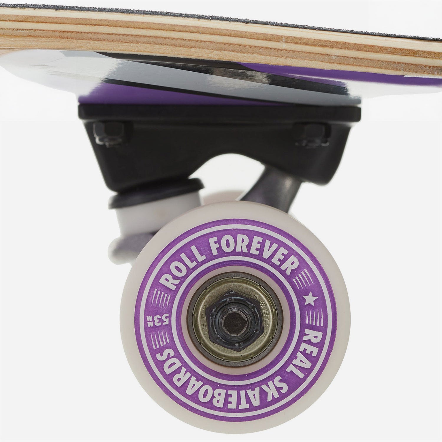 Real - Classic Oval Complete Skateboard - Purple