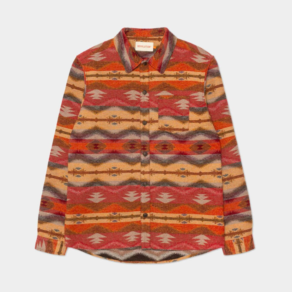 Revolution - Casual Oversirt - Dark Red