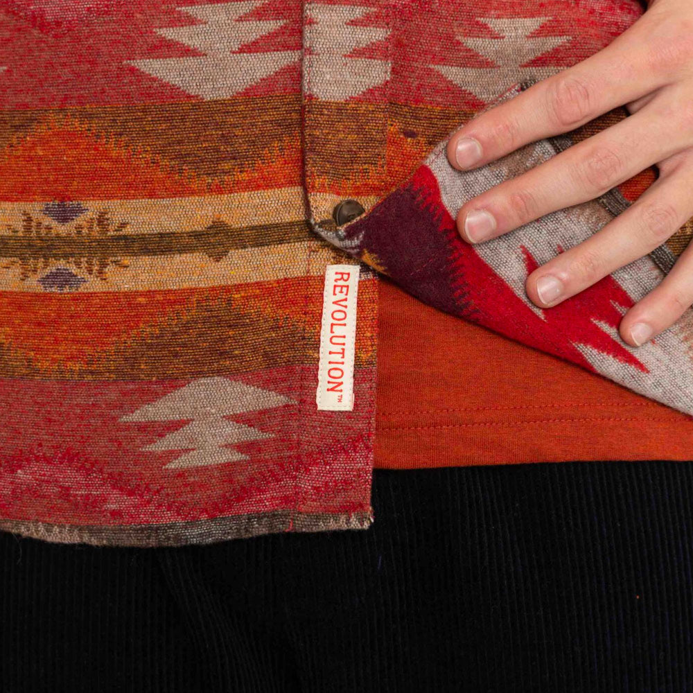 Revolution - Casual Oversirt - Dark Red