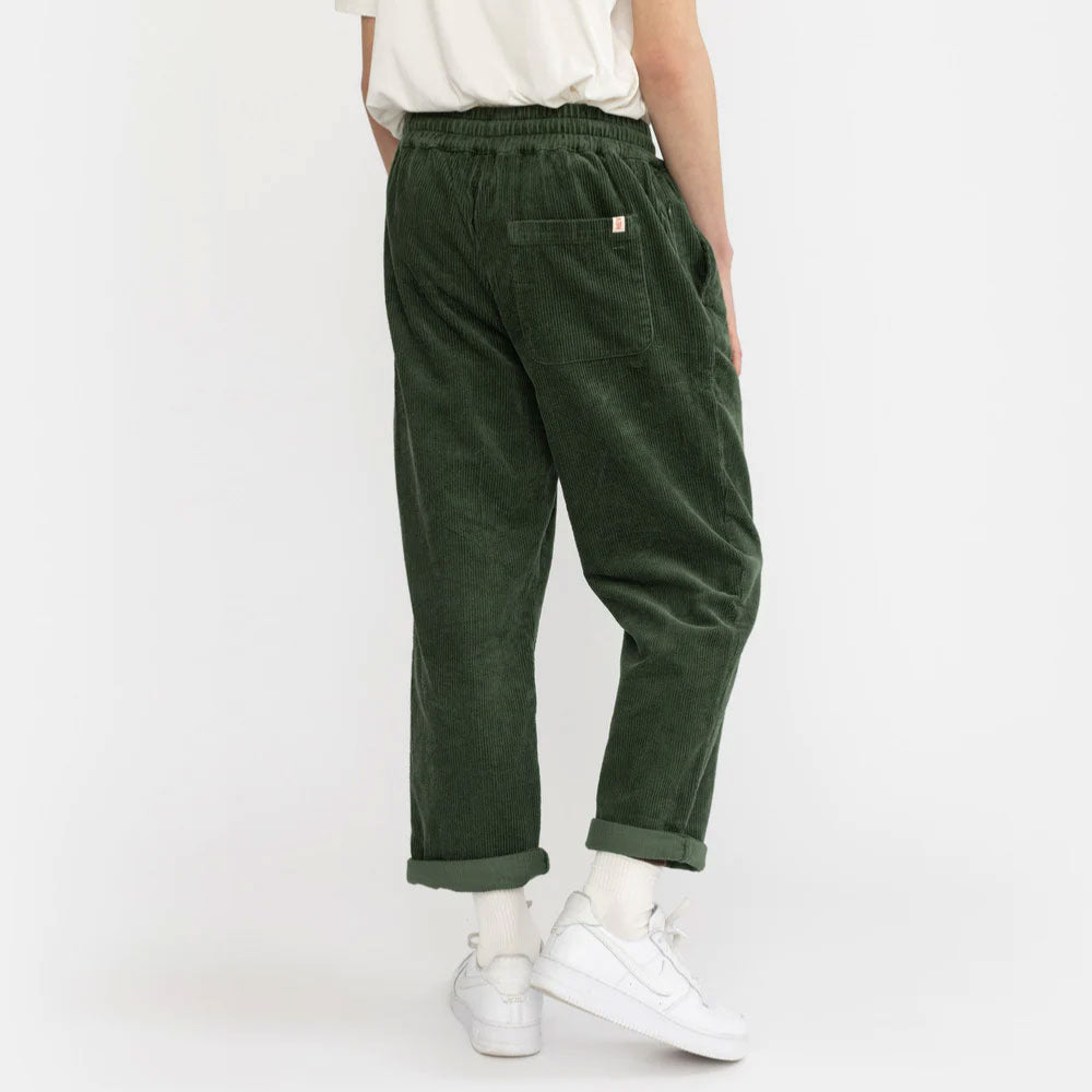 REVOLUTION - CASUAL TROUSE - DARKGREEN