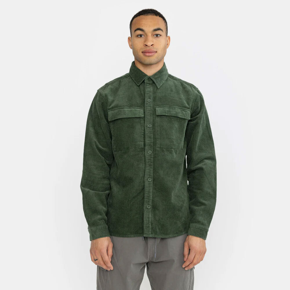REVOLUTION - UTILITY SHIRT - Darkgreen