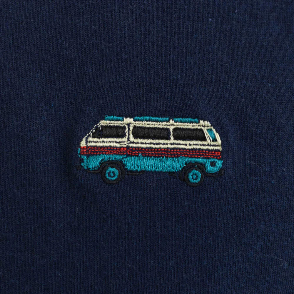 REVOLUTION - REGULAR T-SHIRT VAN - Navy Melange