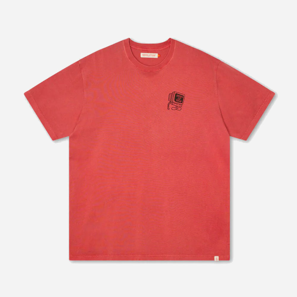 Revolution - Loose T -shirt Computer - Red