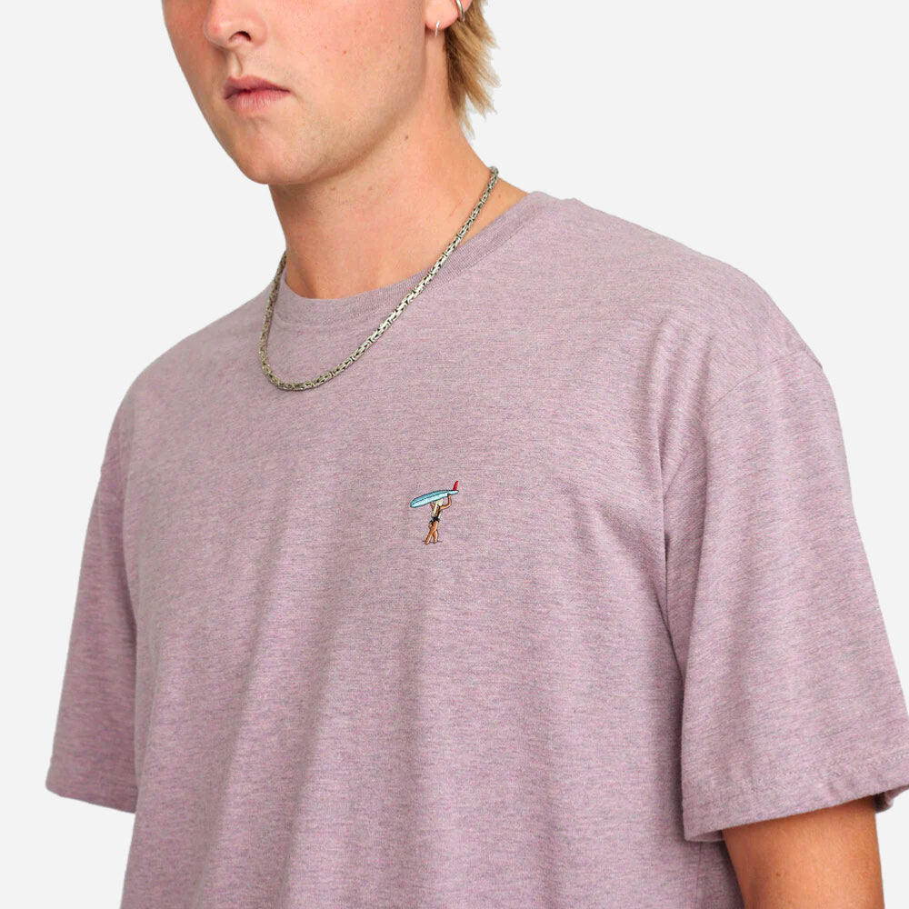 Revolution - Loose Surf Girl T -shirt - Purple Melange