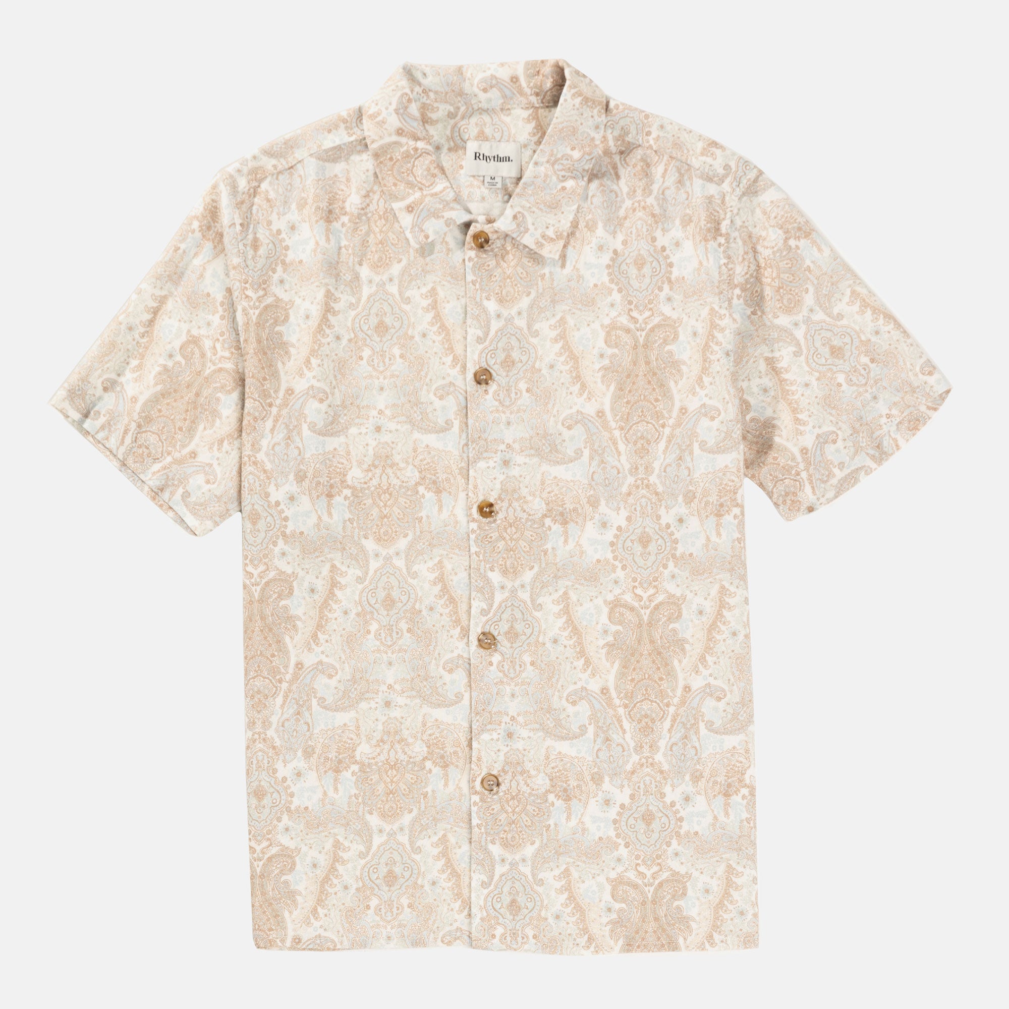 Rhythm - Jean Paisley SS shirt - Cream