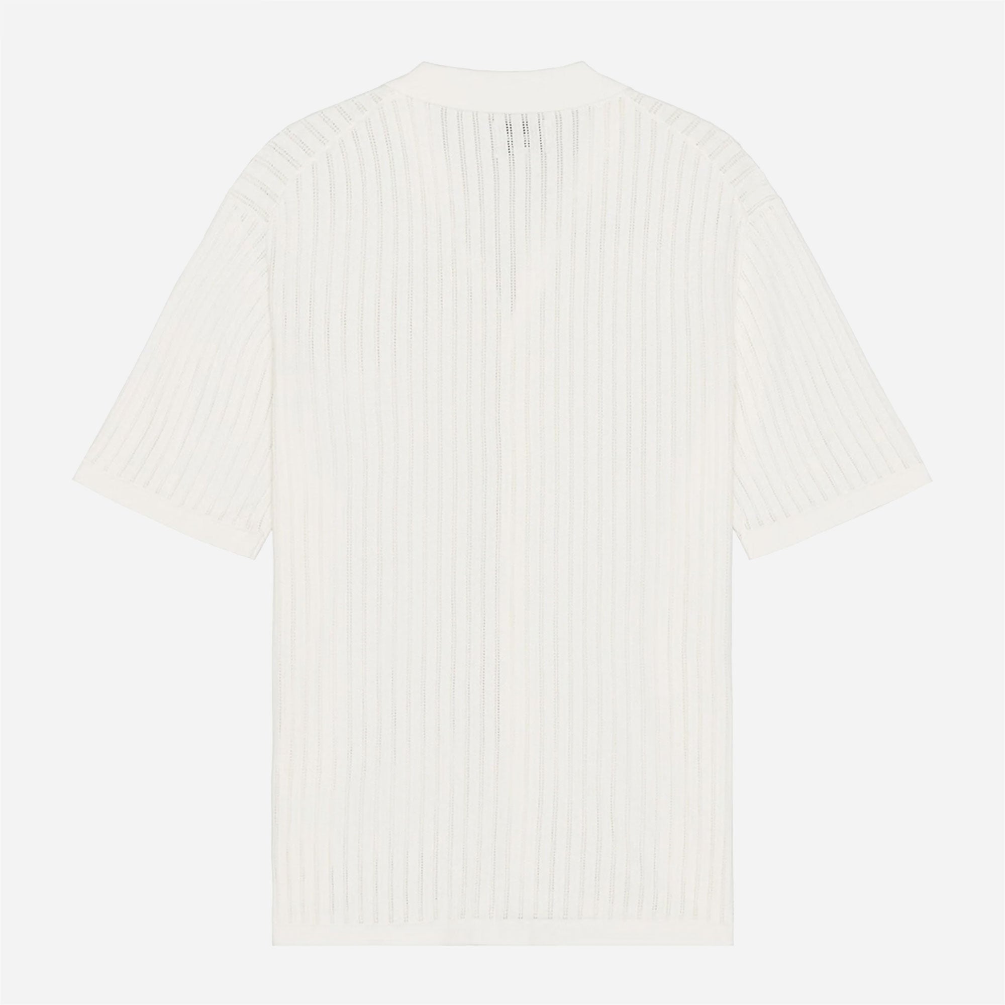 Rhythm - Knit Button Down Polo - Natural