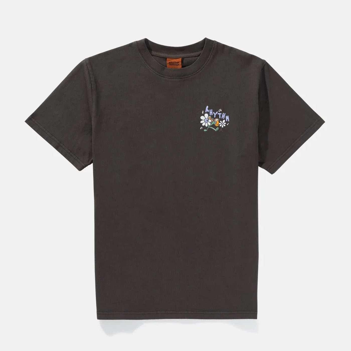 Rhythm - NATURAL HARMONY VINTAGE SS TSHIRT - Vintage Black