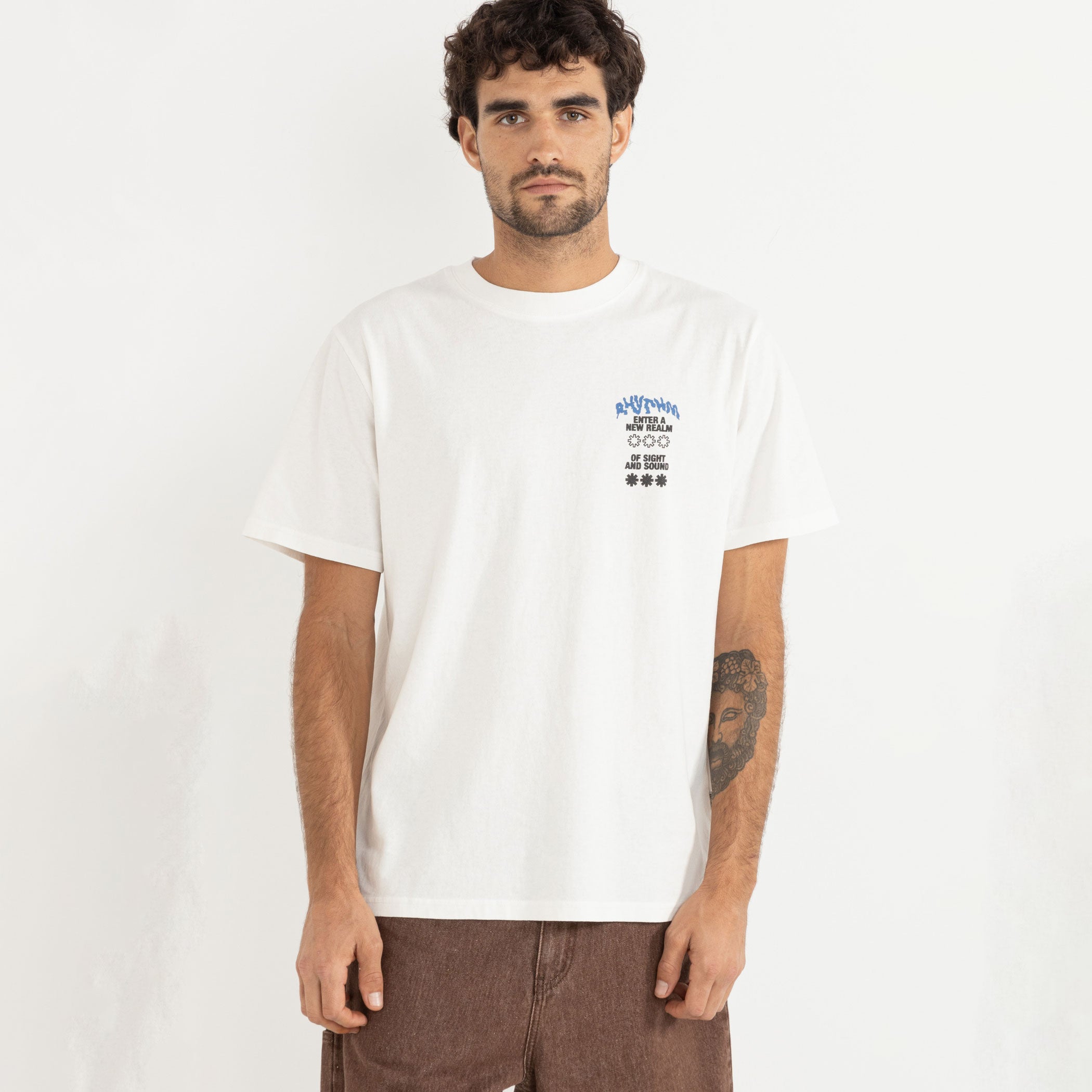 Rhythm - New Realm SS T-shirt - Vintage White