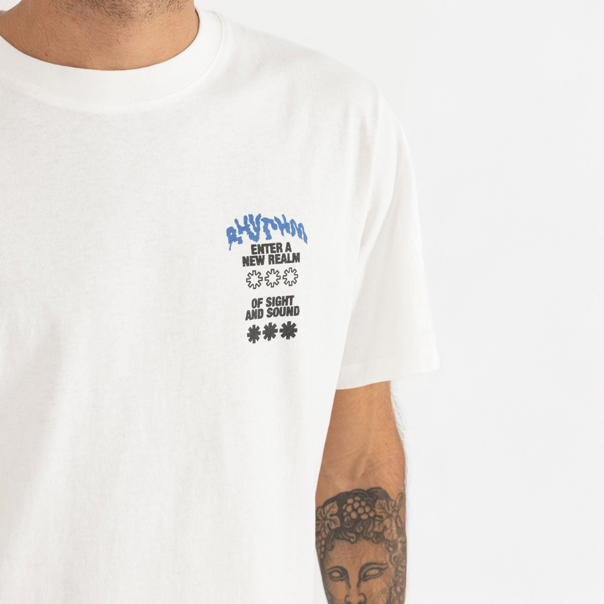 Rhythm - New Realm SS T-shirt - Vintage White