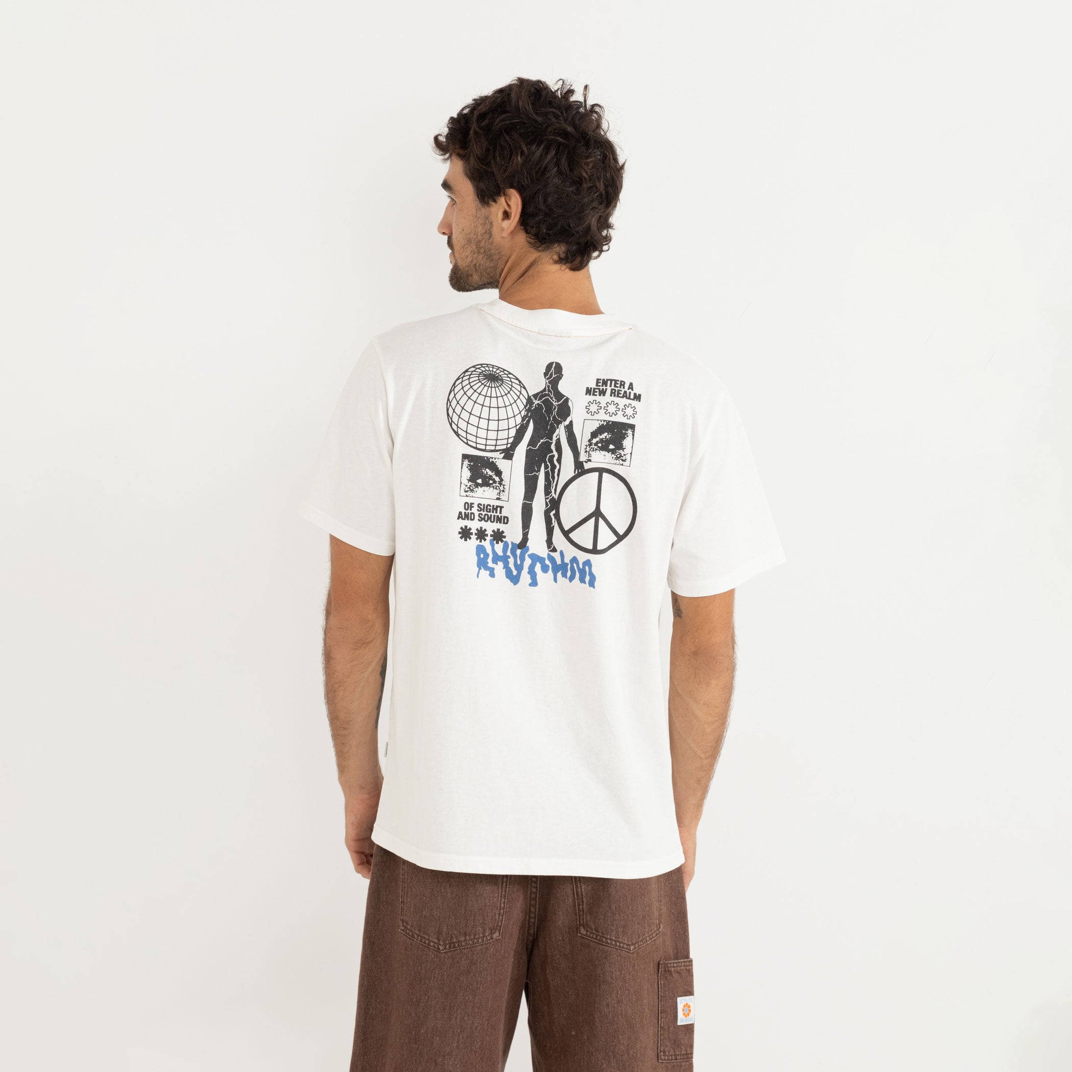 Rhythm - New Realm SS T-shirt - Vintage White