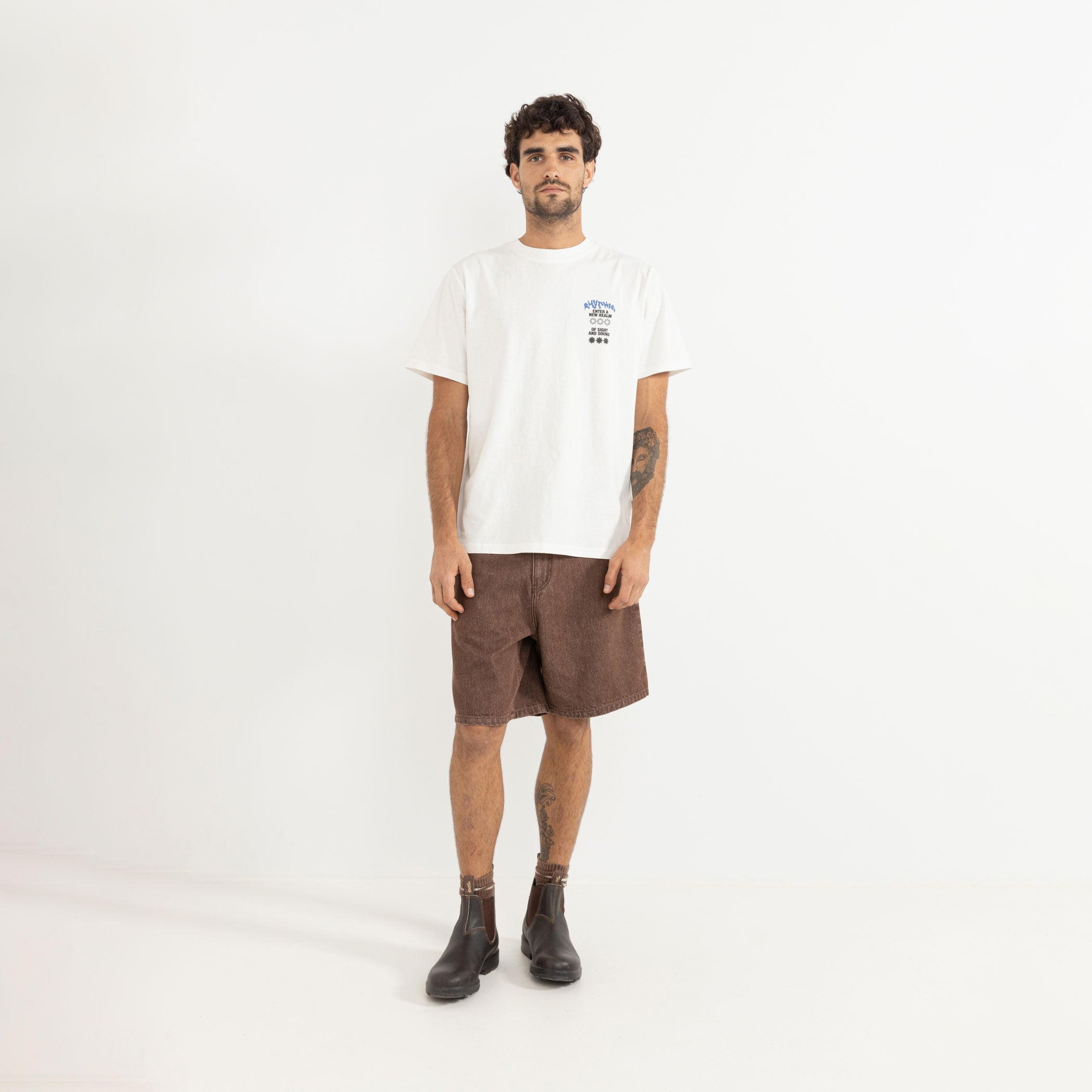Rhythm - New Realm SS T-shirt - Vintage White