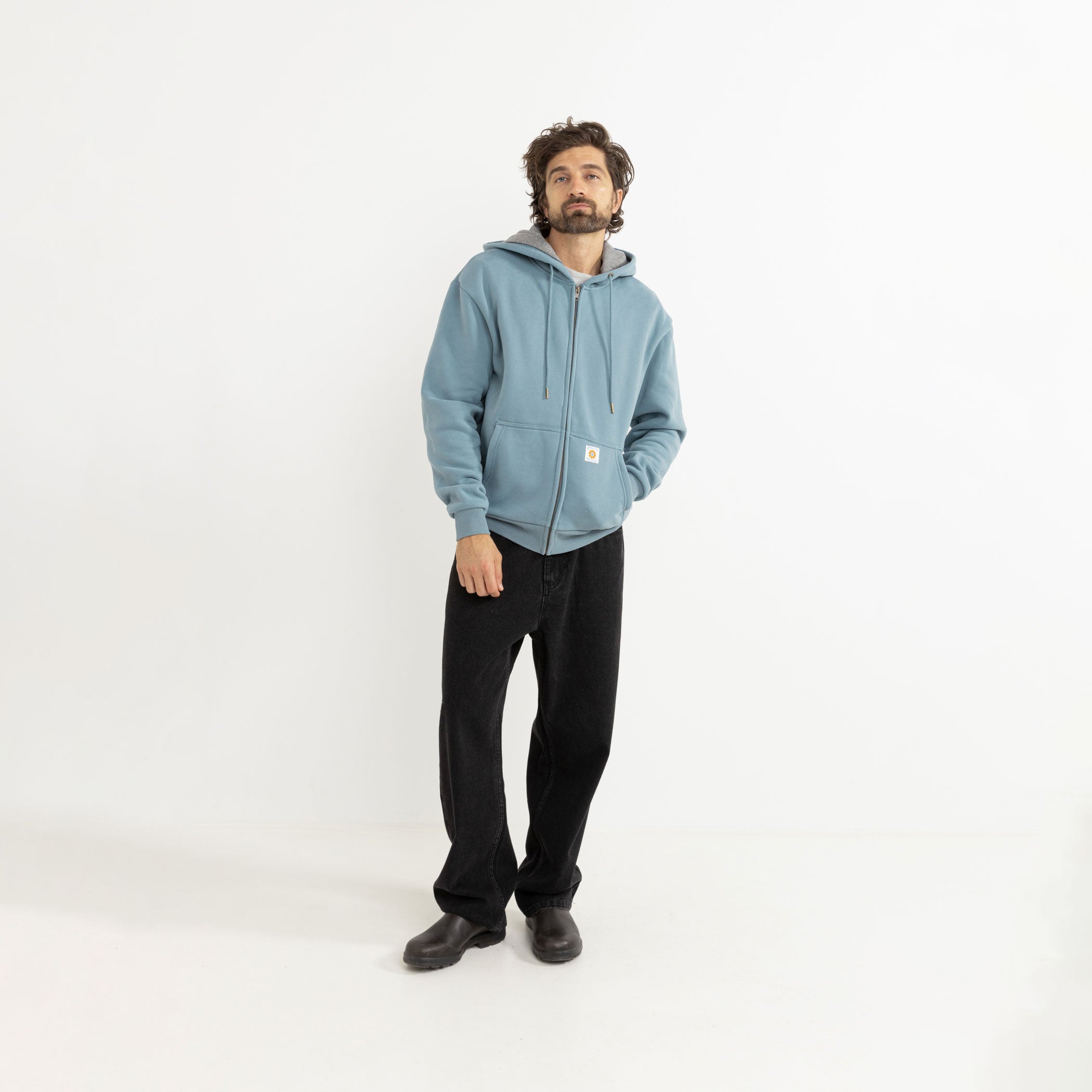 Rhythm - Thermal Fleece Zip - Slate