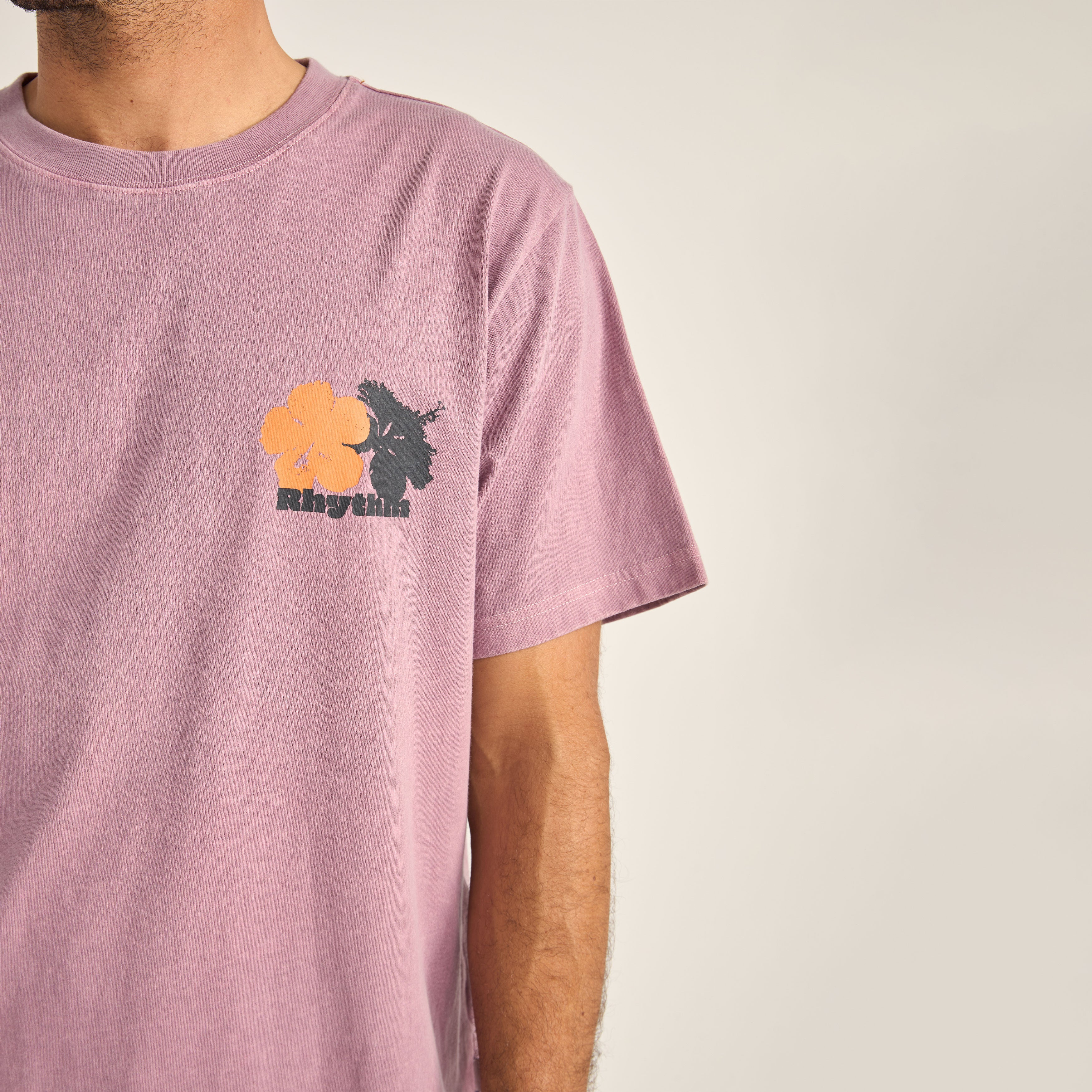 Rhythm - Tropic Radio Vintage SS T-Shirt - Grape
