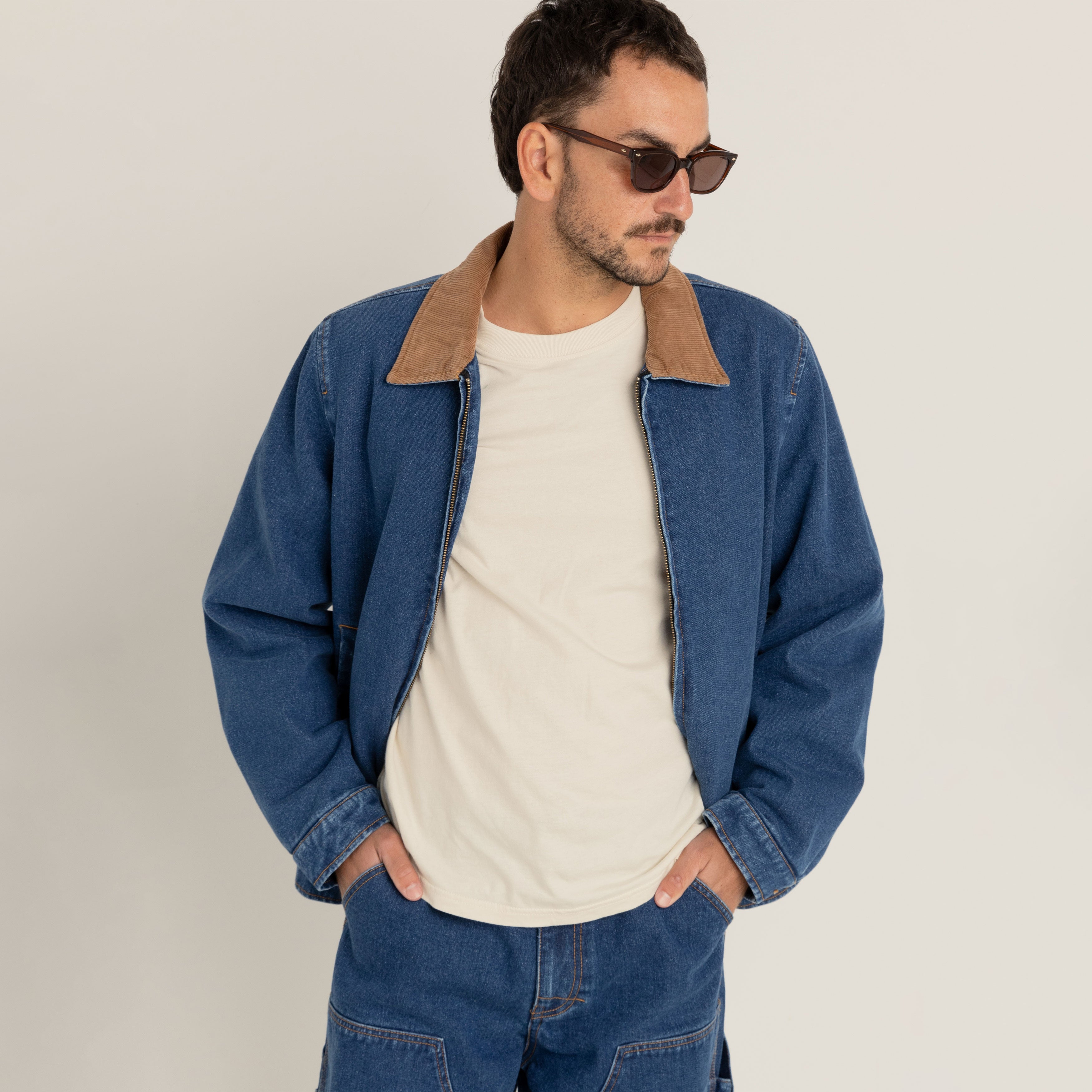 Rhythm - Washed Denim James Jacket - Blue Wash