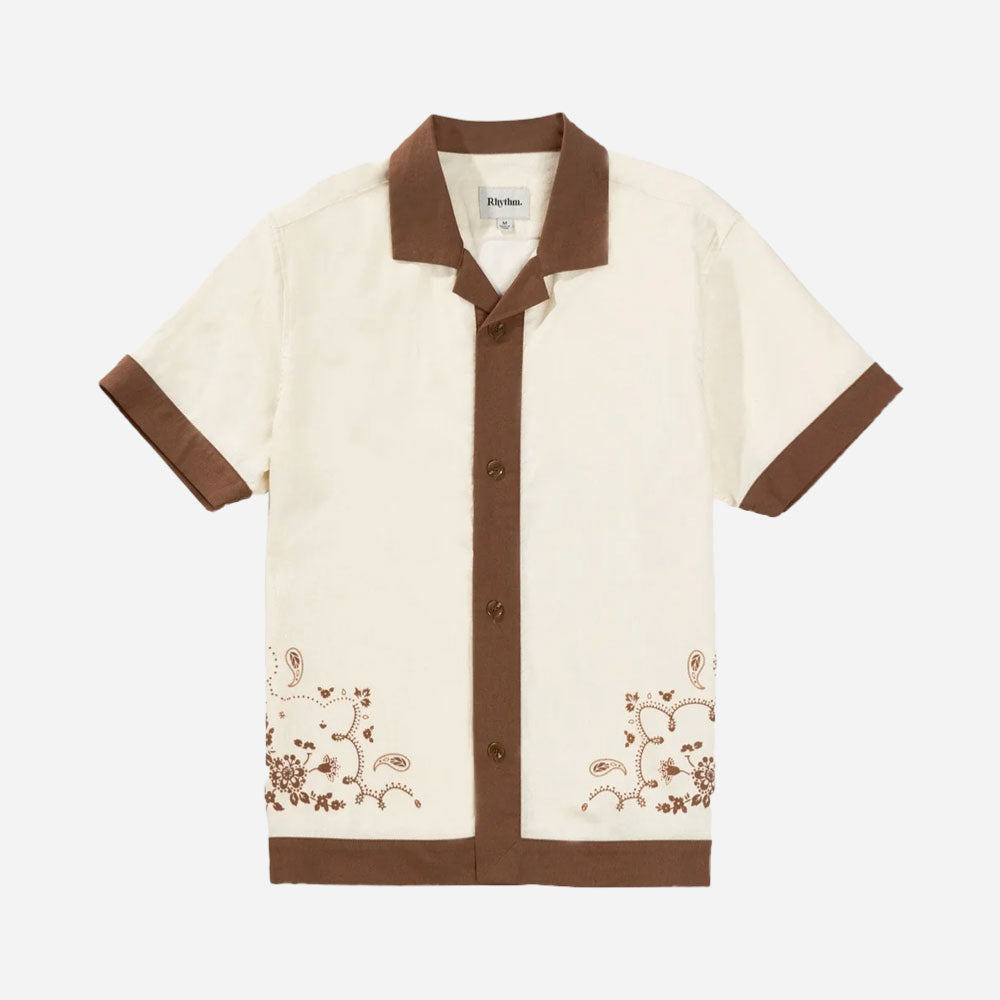RHYTHM - JOHNNY SS SHIRT - Natural