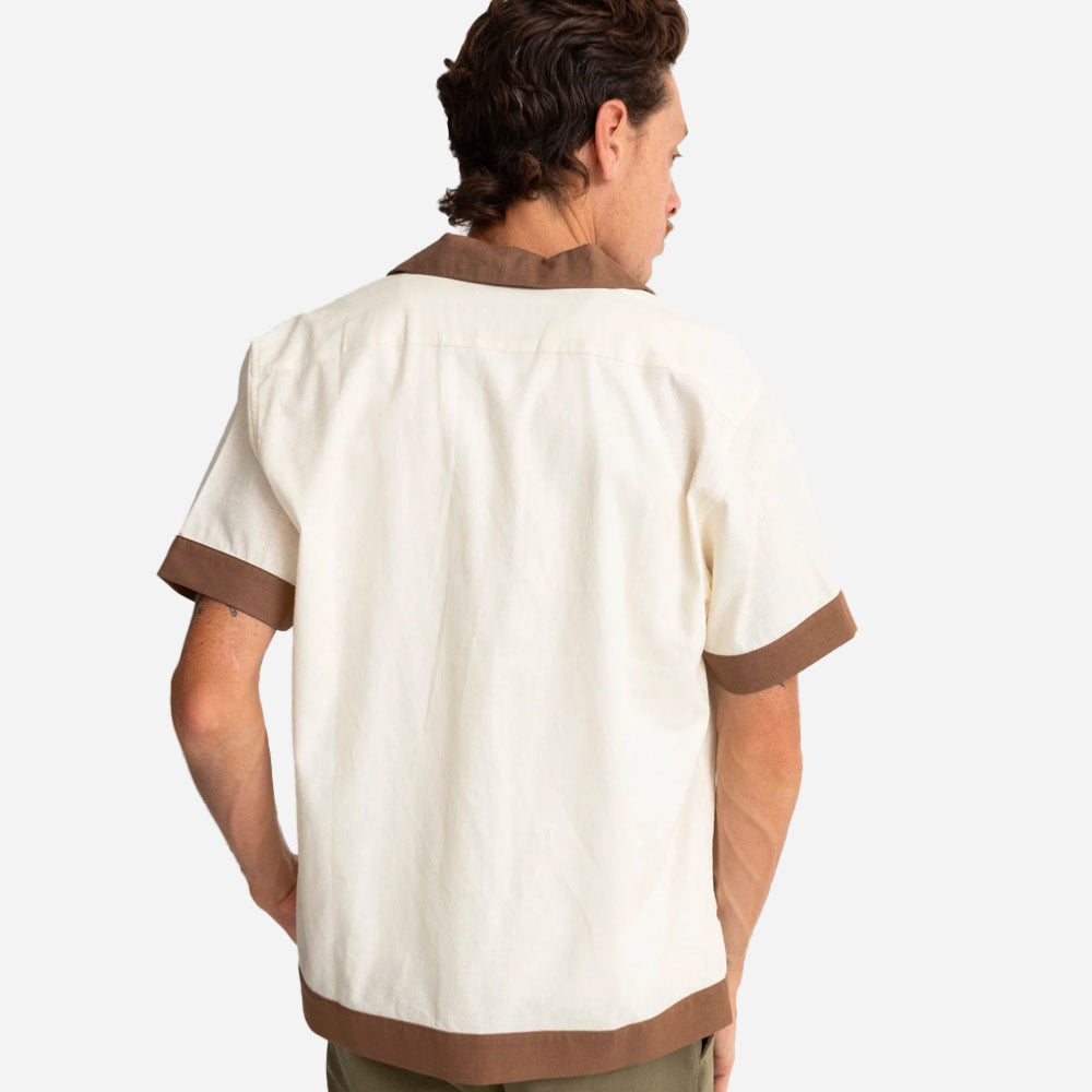 RHYTHM - JOHNNY SS SHIRT - Natural