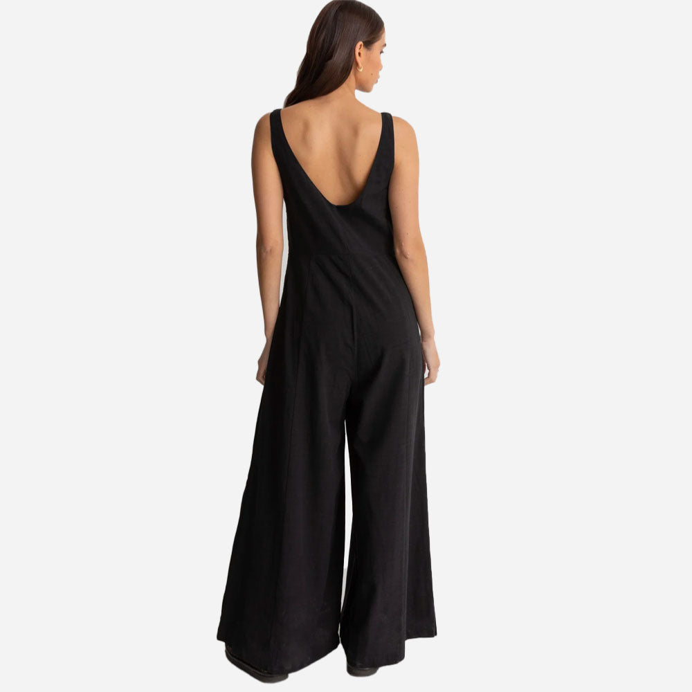 RHYTHM - KIKI WIDE LEG JUMPSUIT - Black