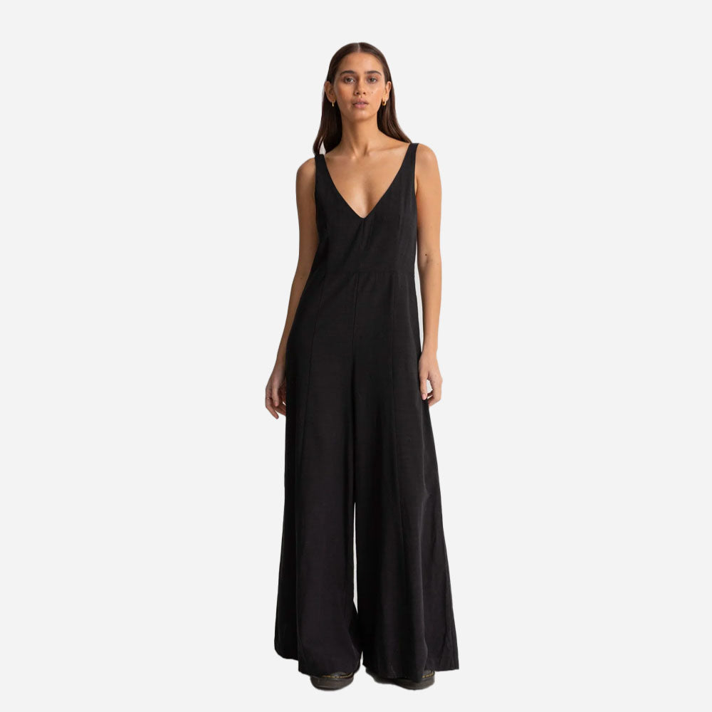 RHYTHM - KIKI WIDE LEG JUMPSUIT - Black