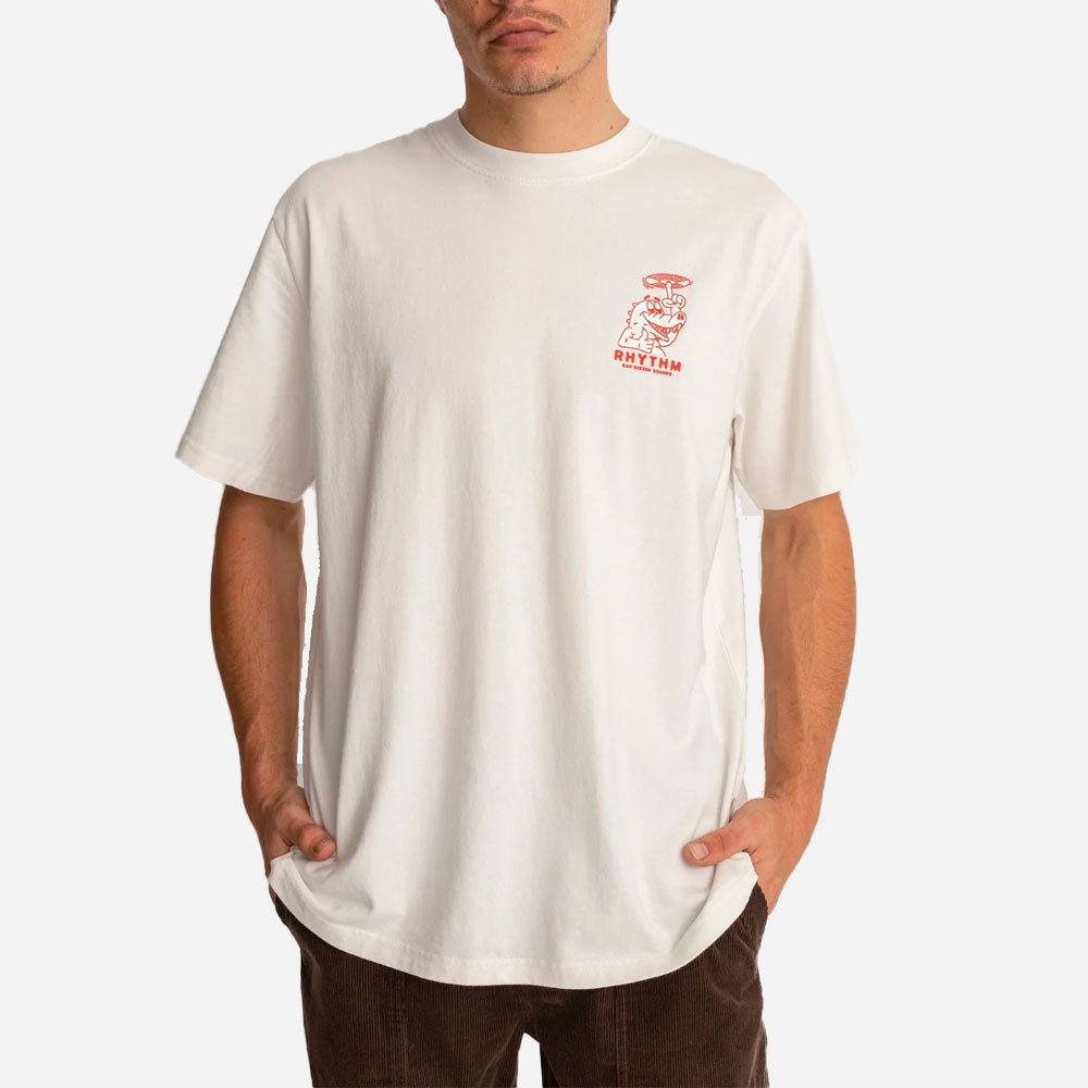 RHYTHM - SUN KISSED VINTAGE SS T-SHIRT - Vintage White